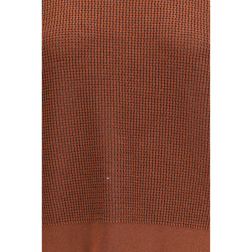 Brunello Cucinelli Bordeaux Cotton Sweatshirt