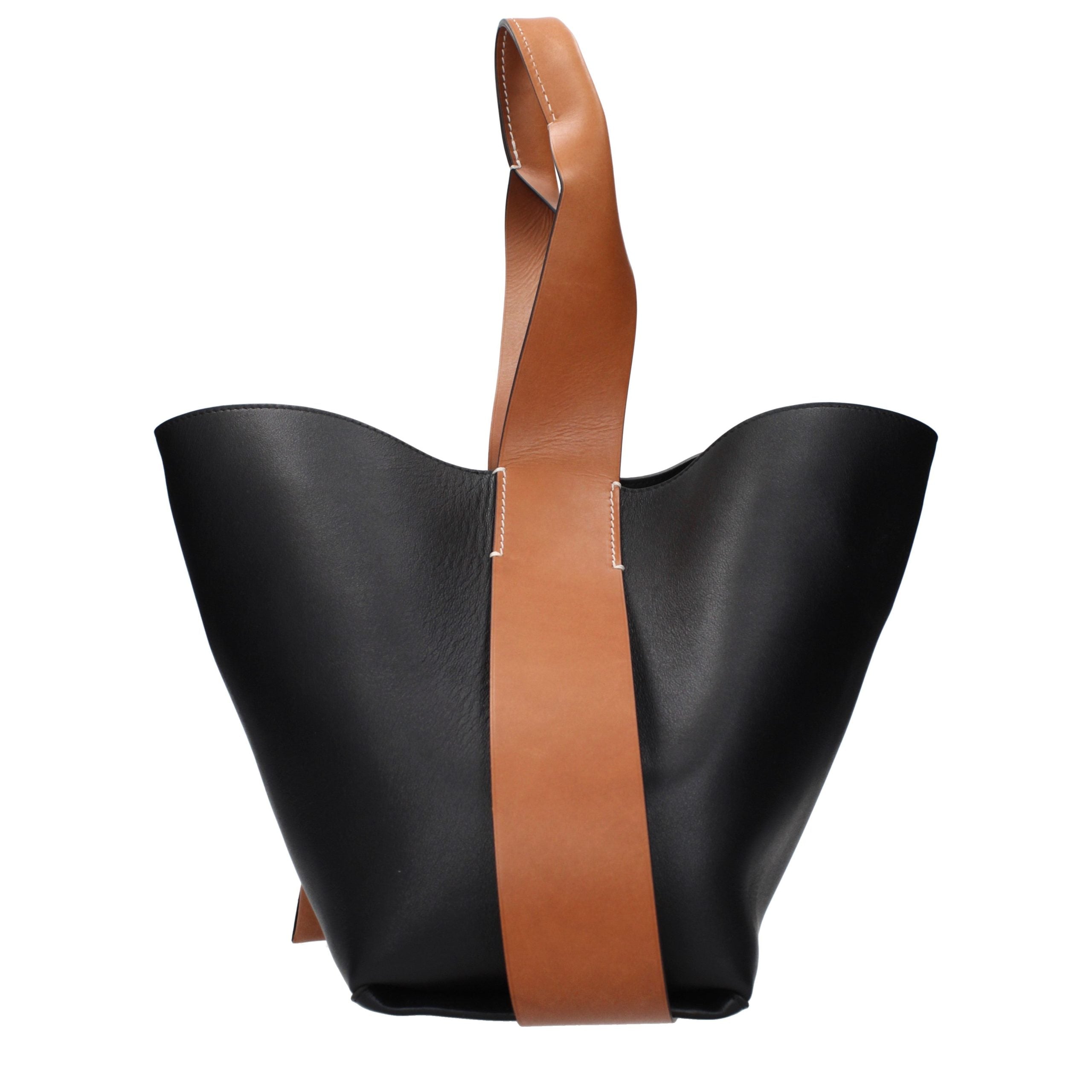 Jil Sander Black Leather Crossbody Bag