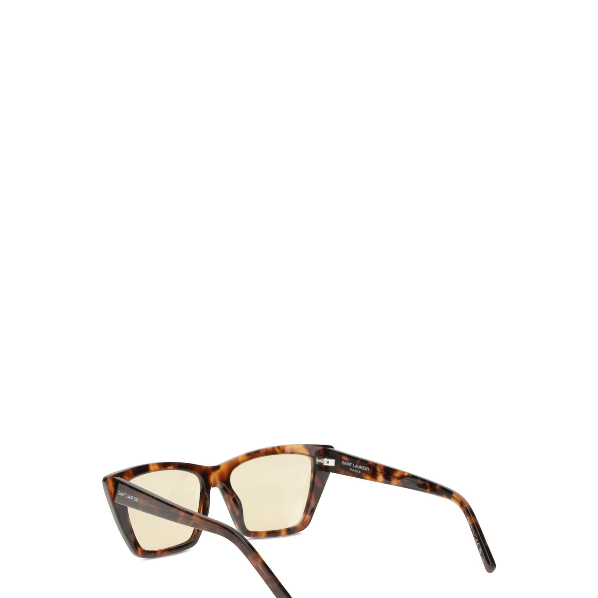 Saint Laurent Beige Acetate Sunglasses