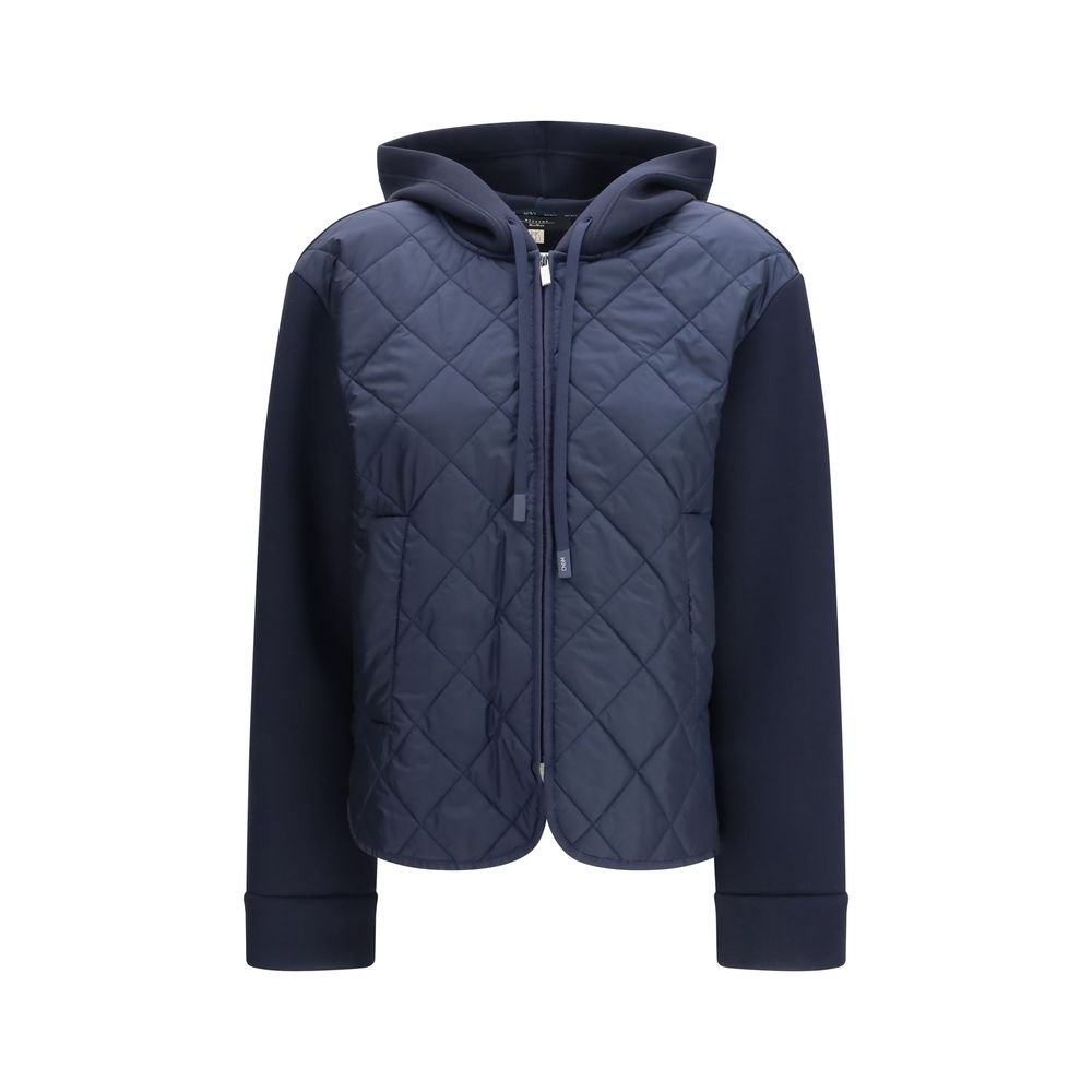 Max Mara Blue Polyester Sweatshirt