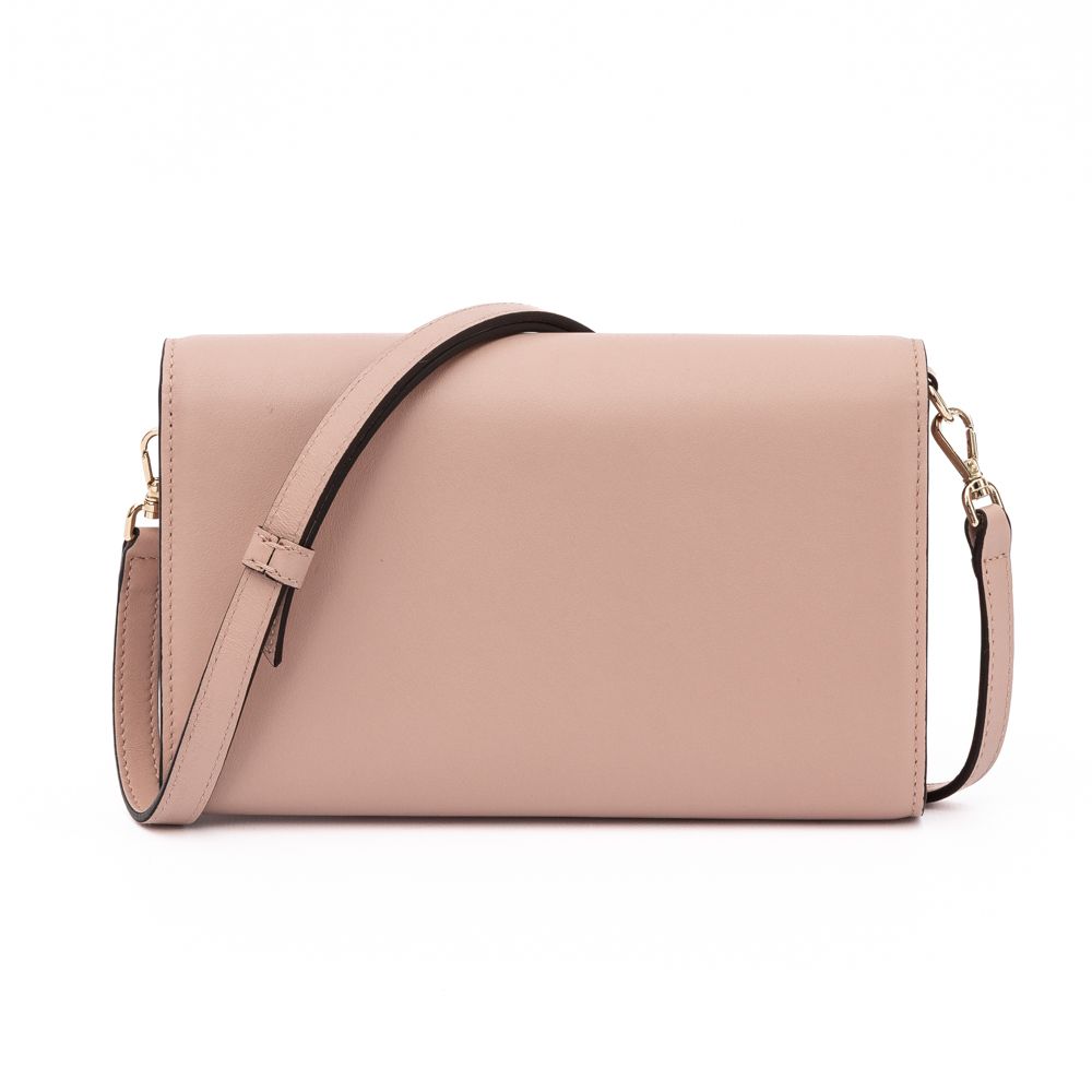 Jimmy Choo Podwer Pink Avenue Leather Shoulder Strap Bag