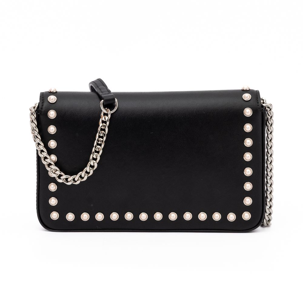 Jimmy Choo Black Leather Crossbody Bag