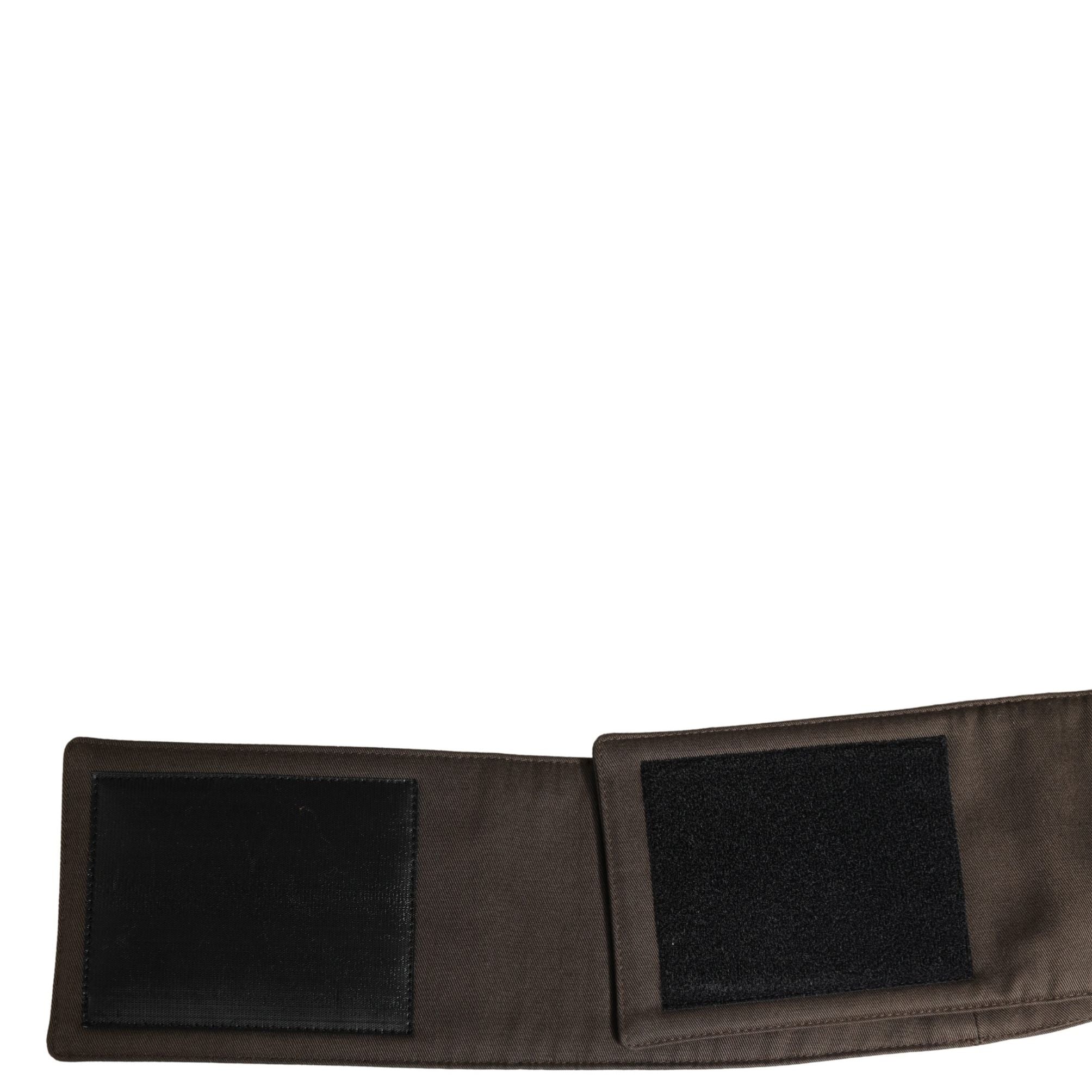 Dolce & Gabbana Brown Viscose Wide Belt Waist Cummerband Men