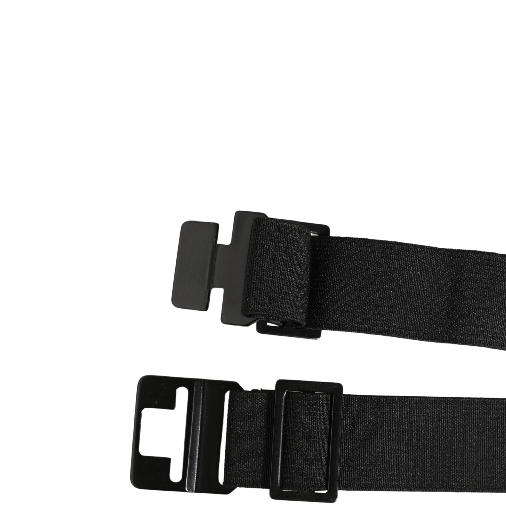 Dolce & Gabbana Black Velvet Wide Belt Waist Cummerband Men