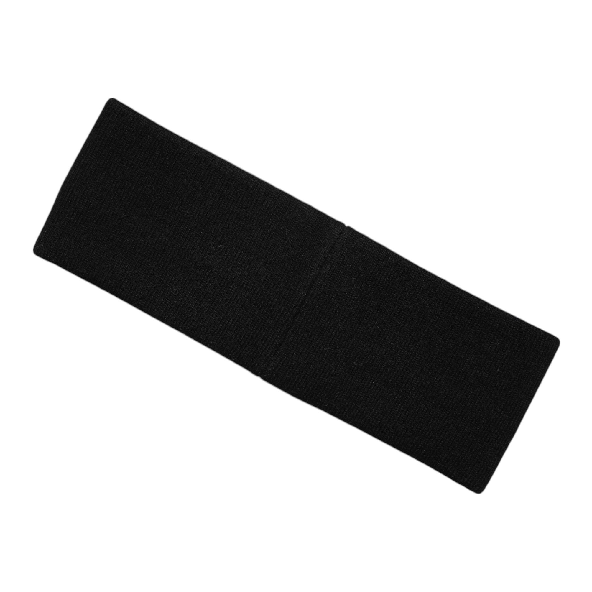 Dolce & Gabbana Men Black White Cashmere Logo Head Band Hat