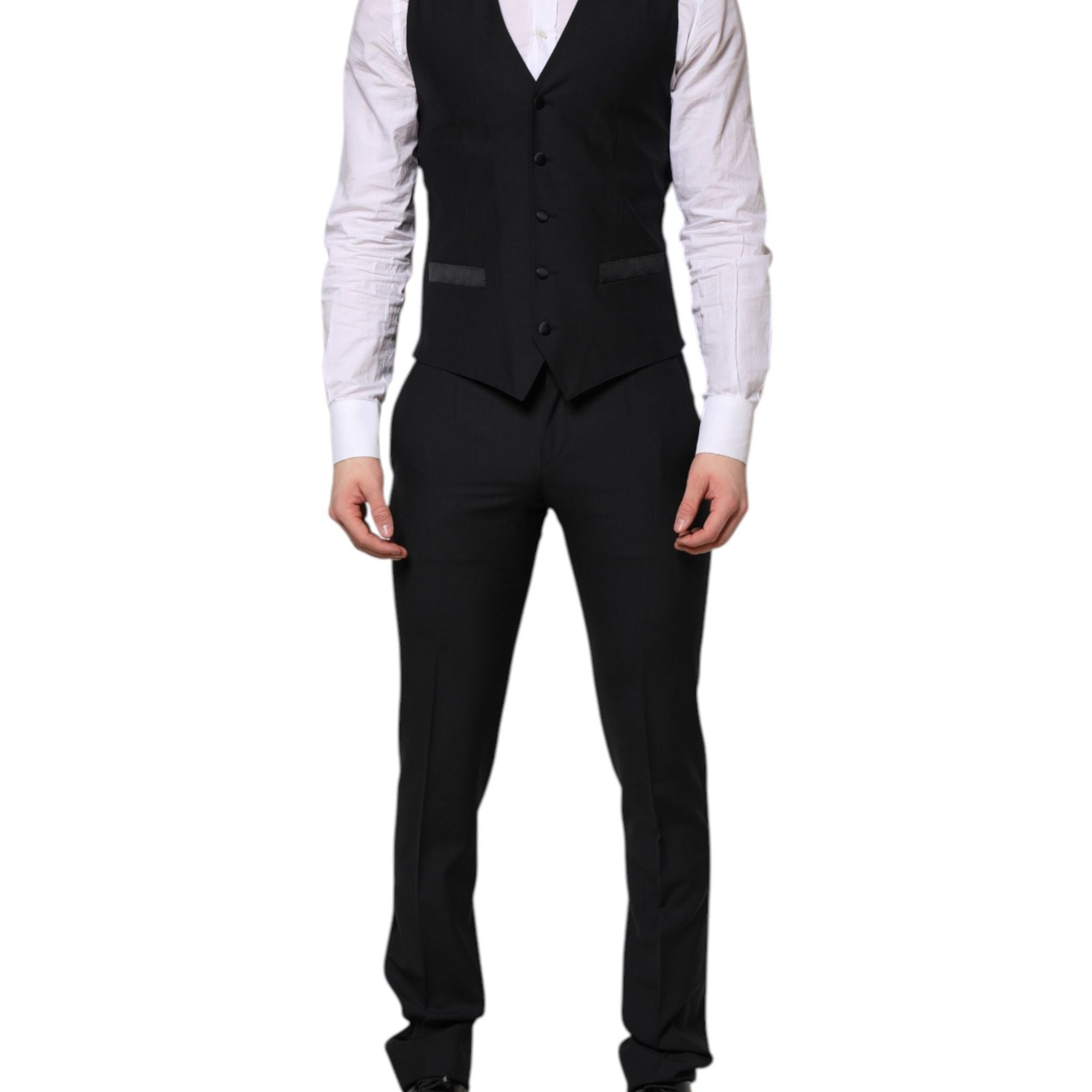 Dolce & Gabbana Dark Blue MARTINI 2 Buttons 3 Piece Suit