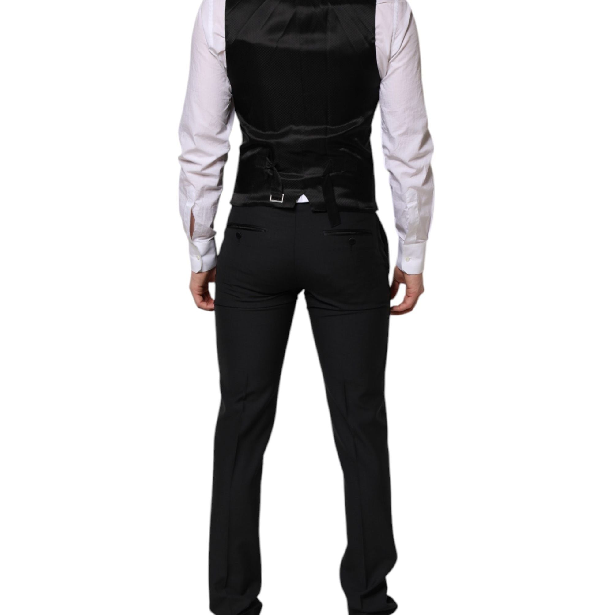Dolce & Gabbana Dark Blue MARTINI 2 Buttons 3 Piece Suit