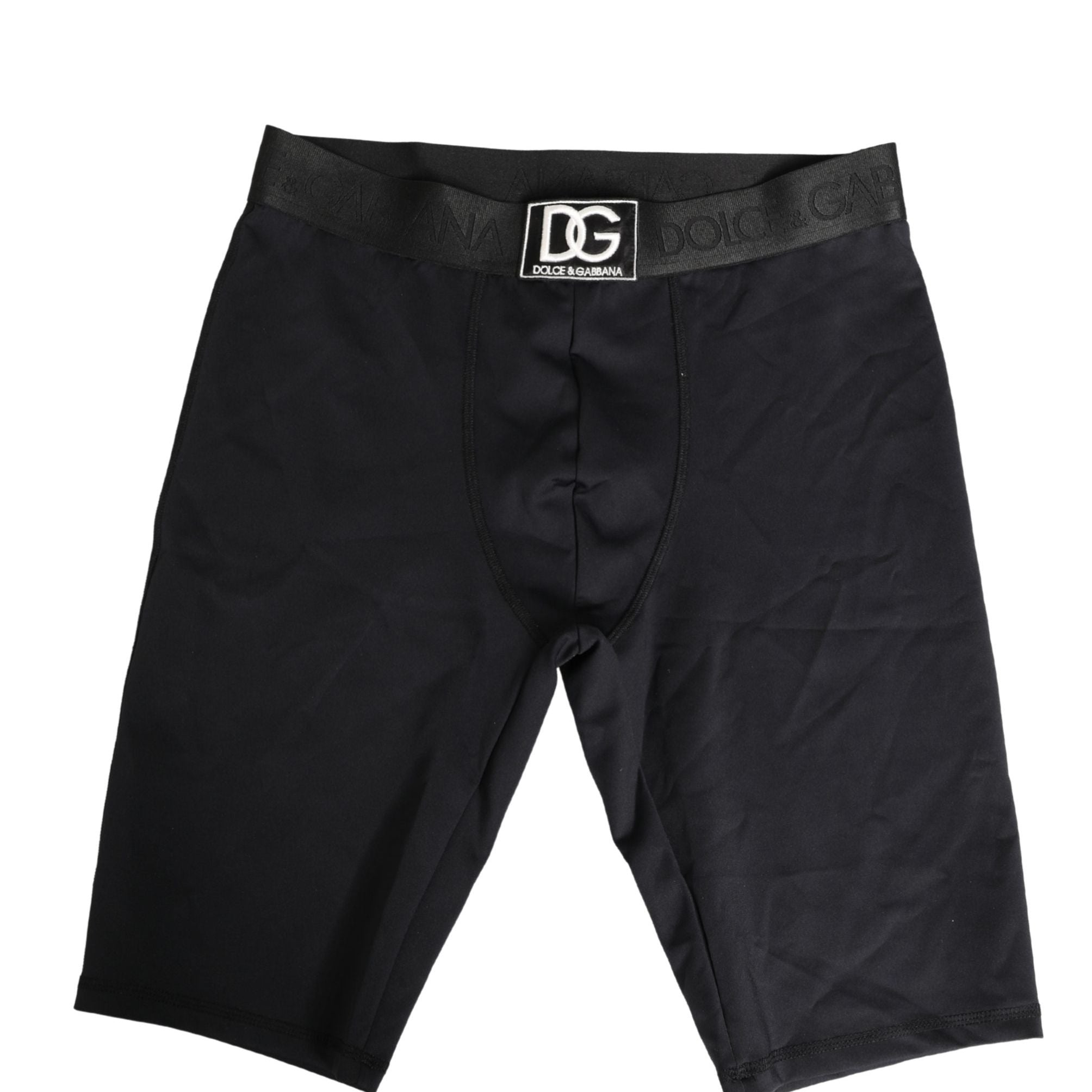 Dolce & Gabbana Black Logo Waistband Men BoxerShorts Underwear