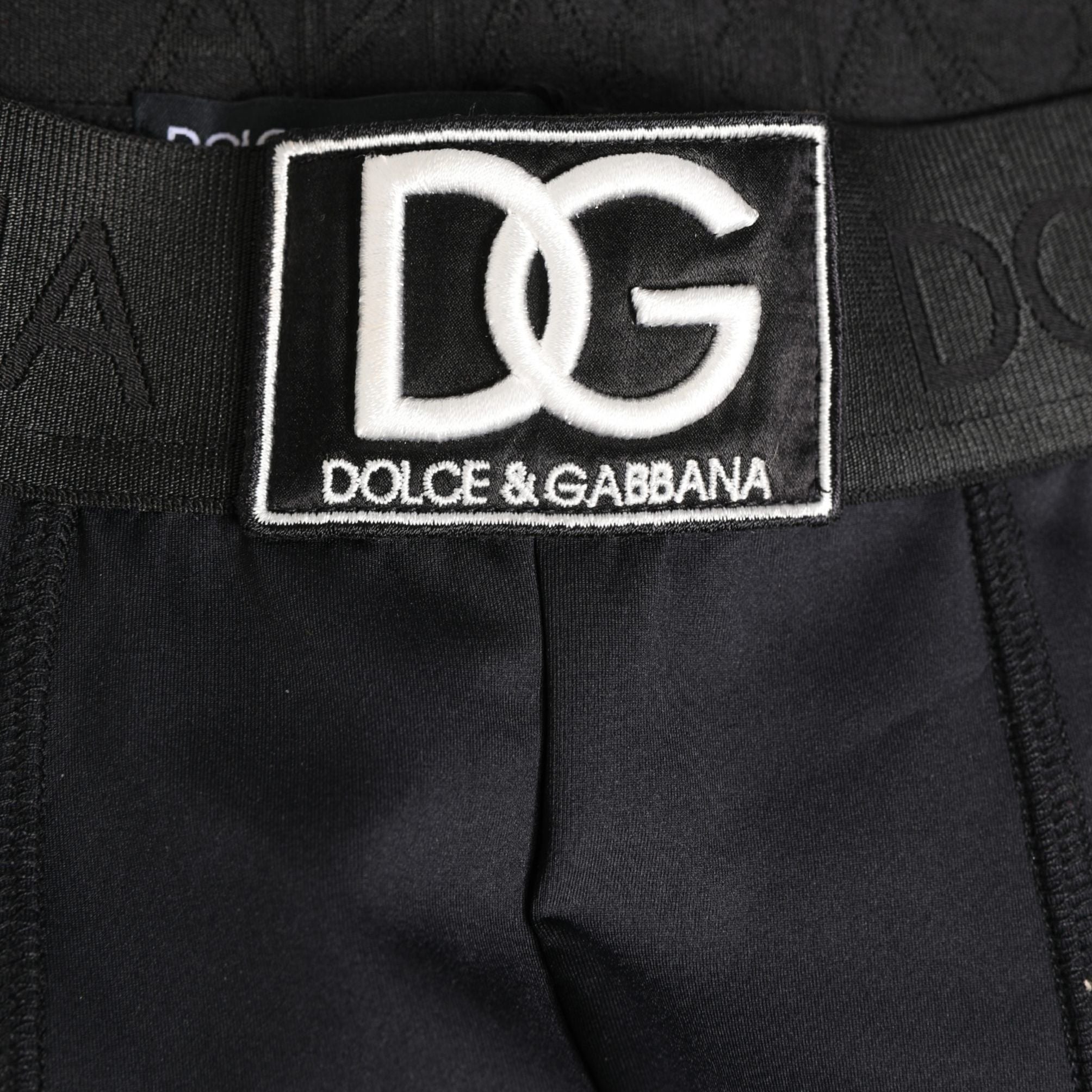 Dolce & Gabbana Black Logo Waistband Men BoxerShorts Underwear