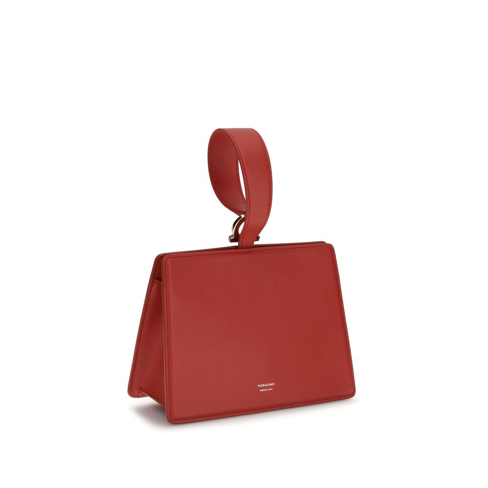 Ferragamo Multicolor Calf Leather Bos Taurus Clutch Bag