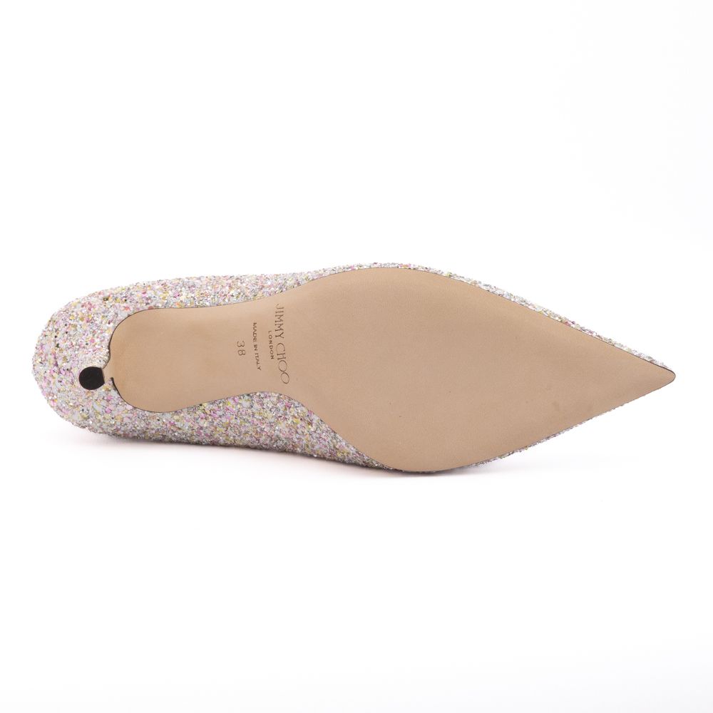 Jimmy Choo Candy Pink Glitter Love 85 Pumps