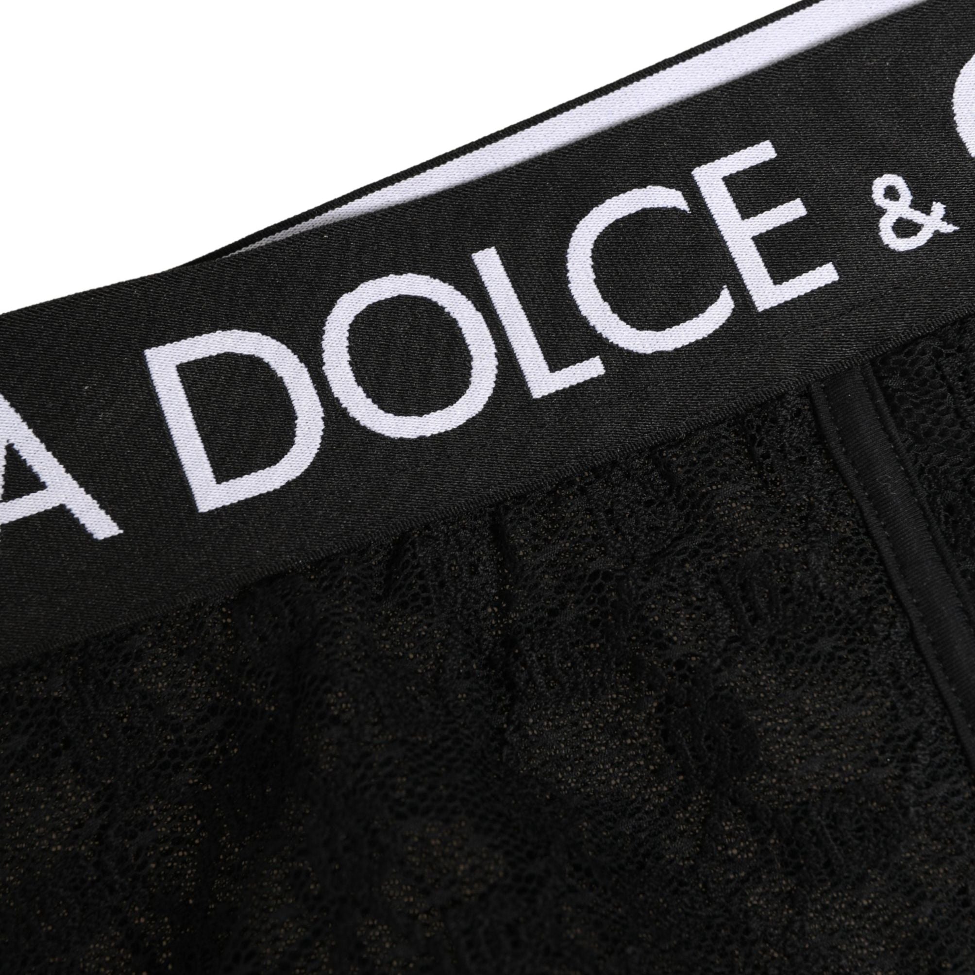 Dolce & Gabbana Black Nylon DG Logo Men Brando Brief Underwear