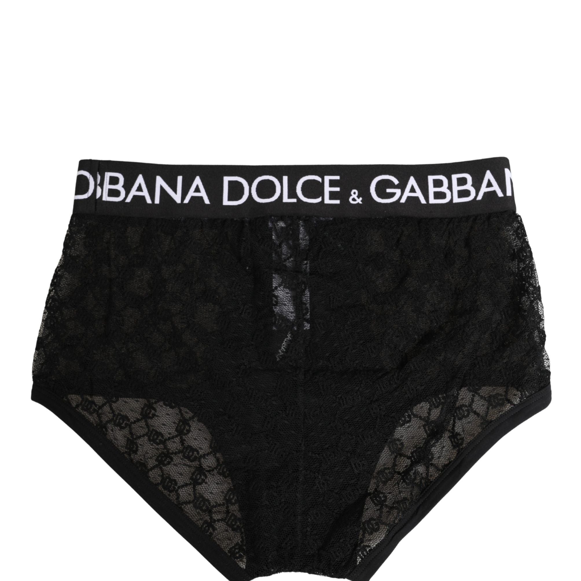 Dolce & Gabbana Black Nylon DG Logo Men Brando Brief Underwear
