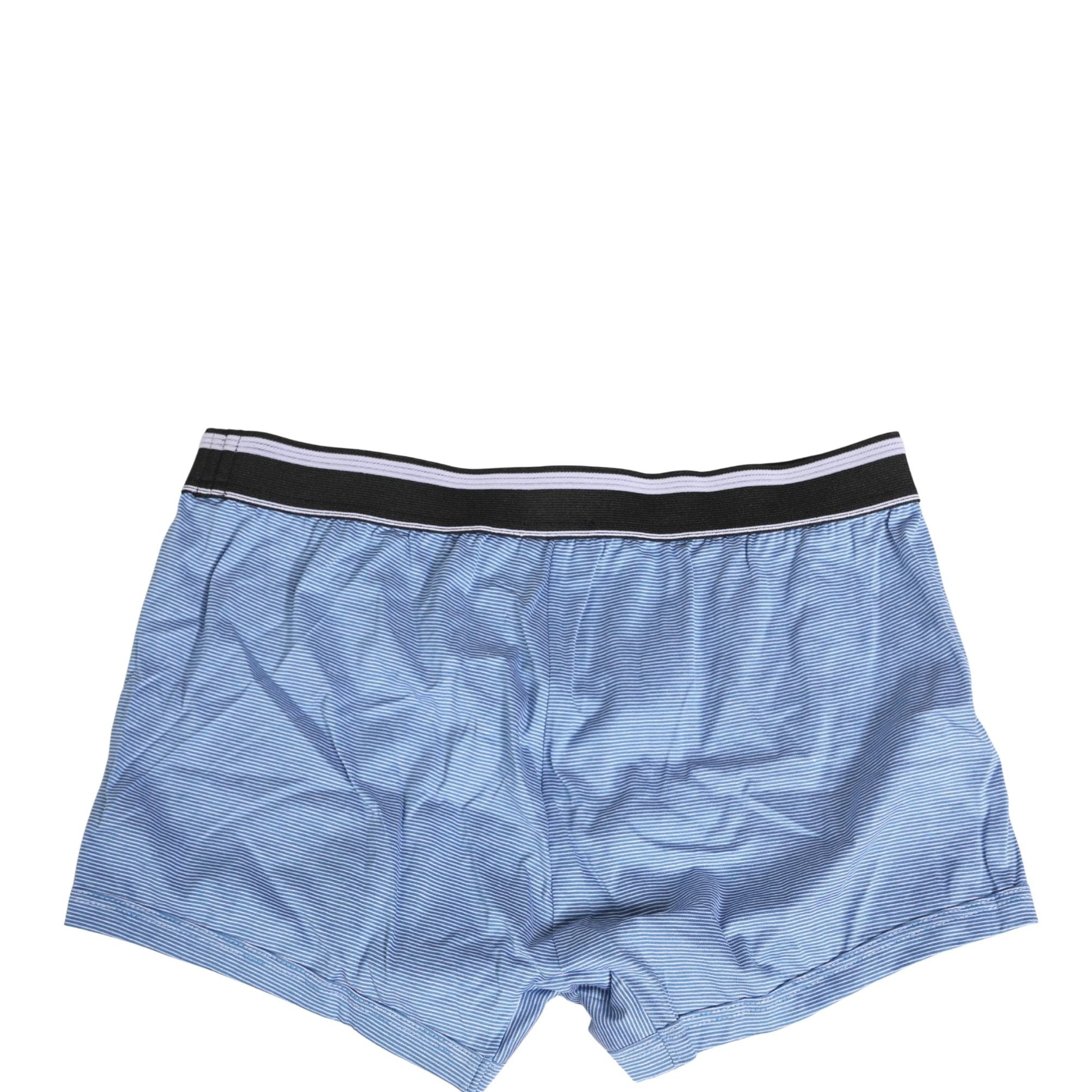 Dolce & Gabbana Blue D&G Logo Cotton Regular Boxer Underwear