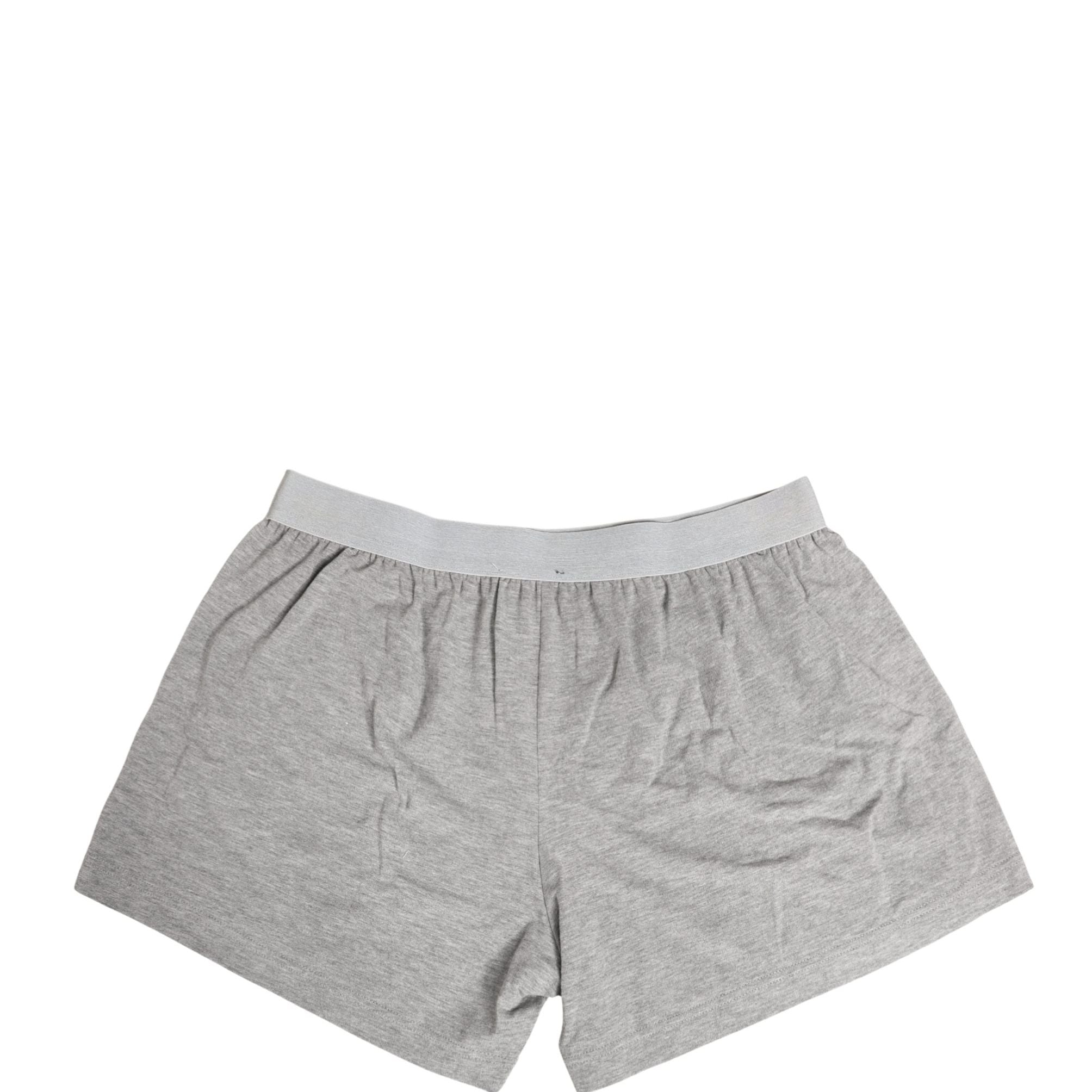 Dolce & Gabbana Gray Logo Waistband Cotton Men Boxer Underwear