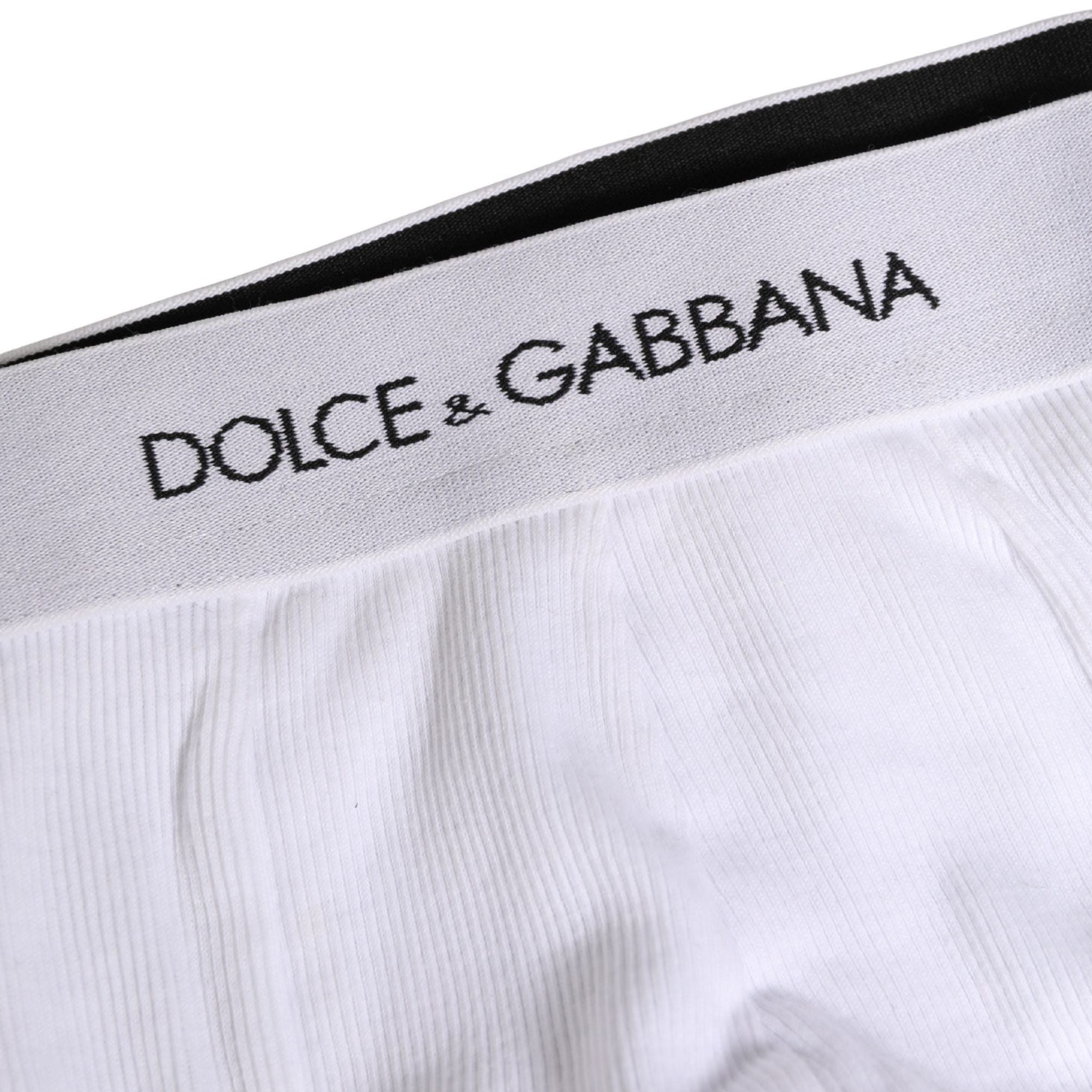 Dolce & Gabbana White Logo Waistband Men Brando Brief Underwear