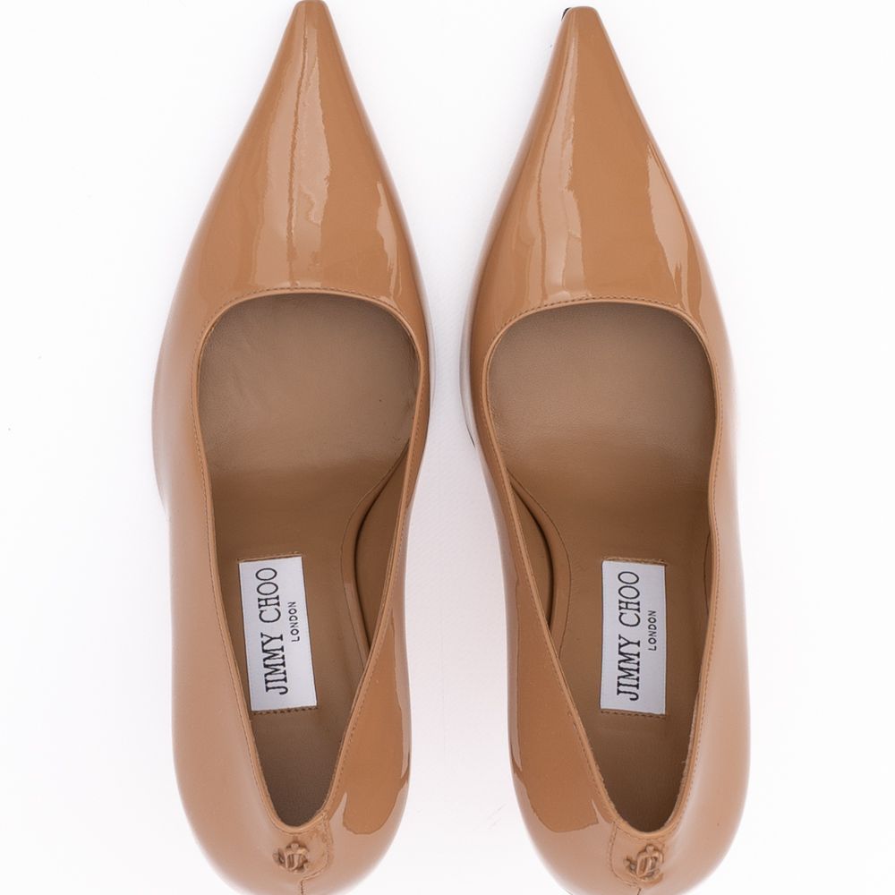 Jimmy Choo Powder Pink Patent Leather Ixia 95 Pumps