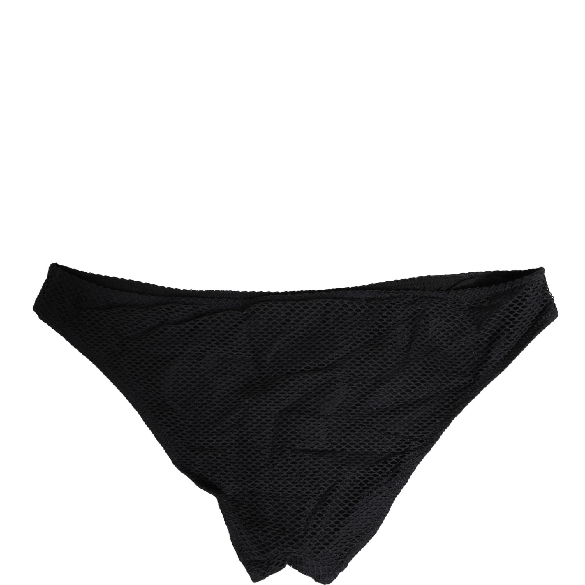 Dolce & Gabbana Black Nylon DG Logo Plaque Regular Brief Underwear