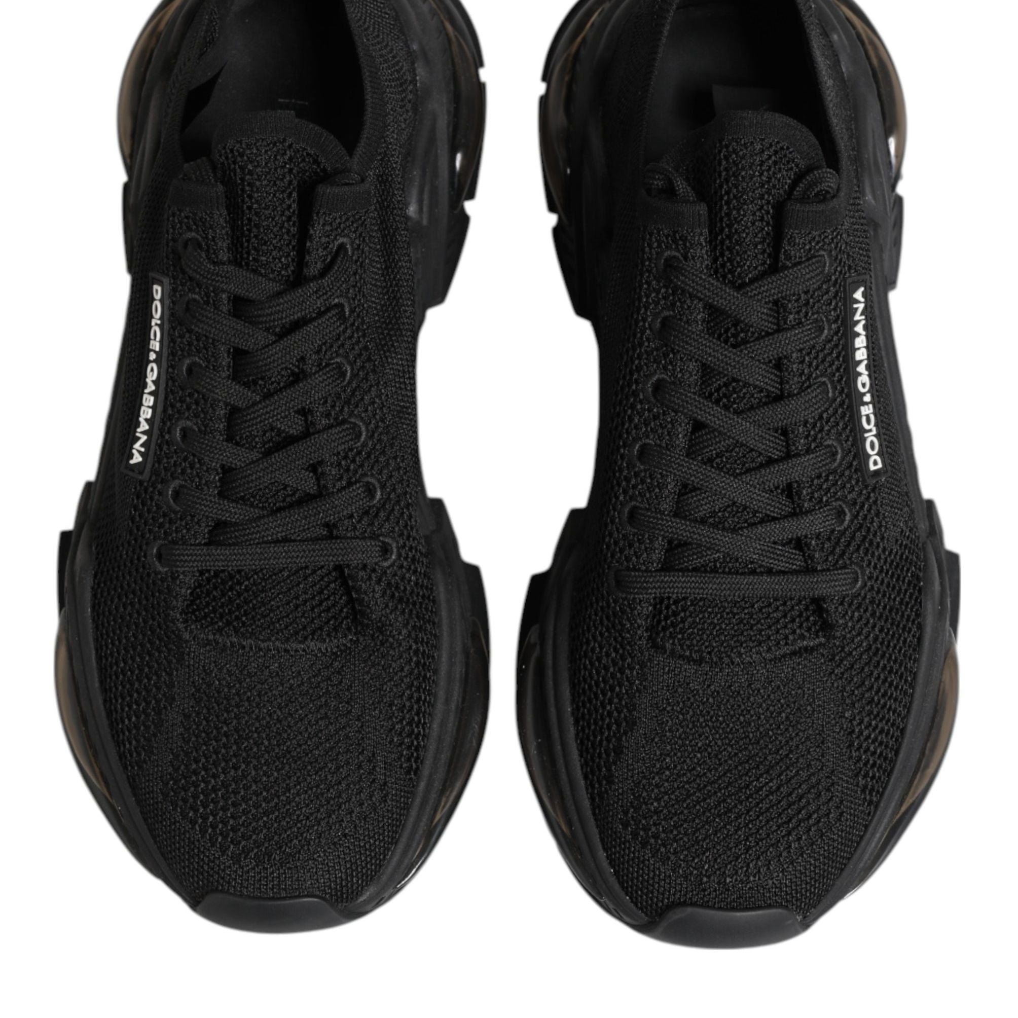 Dolce & Gabbana Black Airmaster Low Top Men Sneakers Shoes