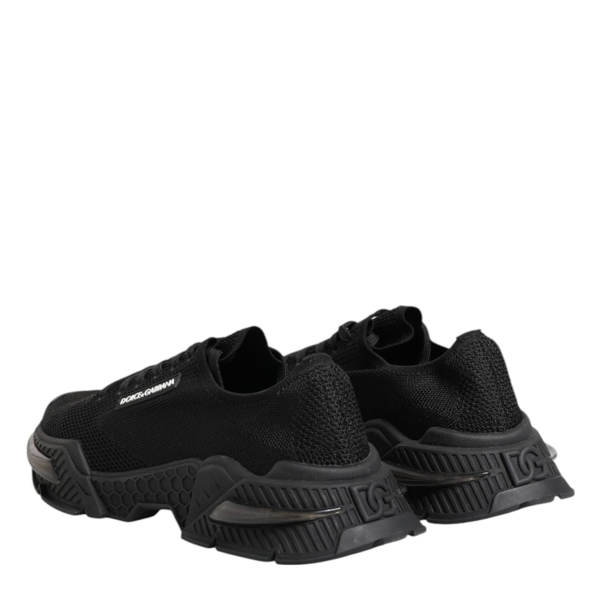 Dolce & Gabbana Black Airmaster Low Top Men Sneakers Shoes