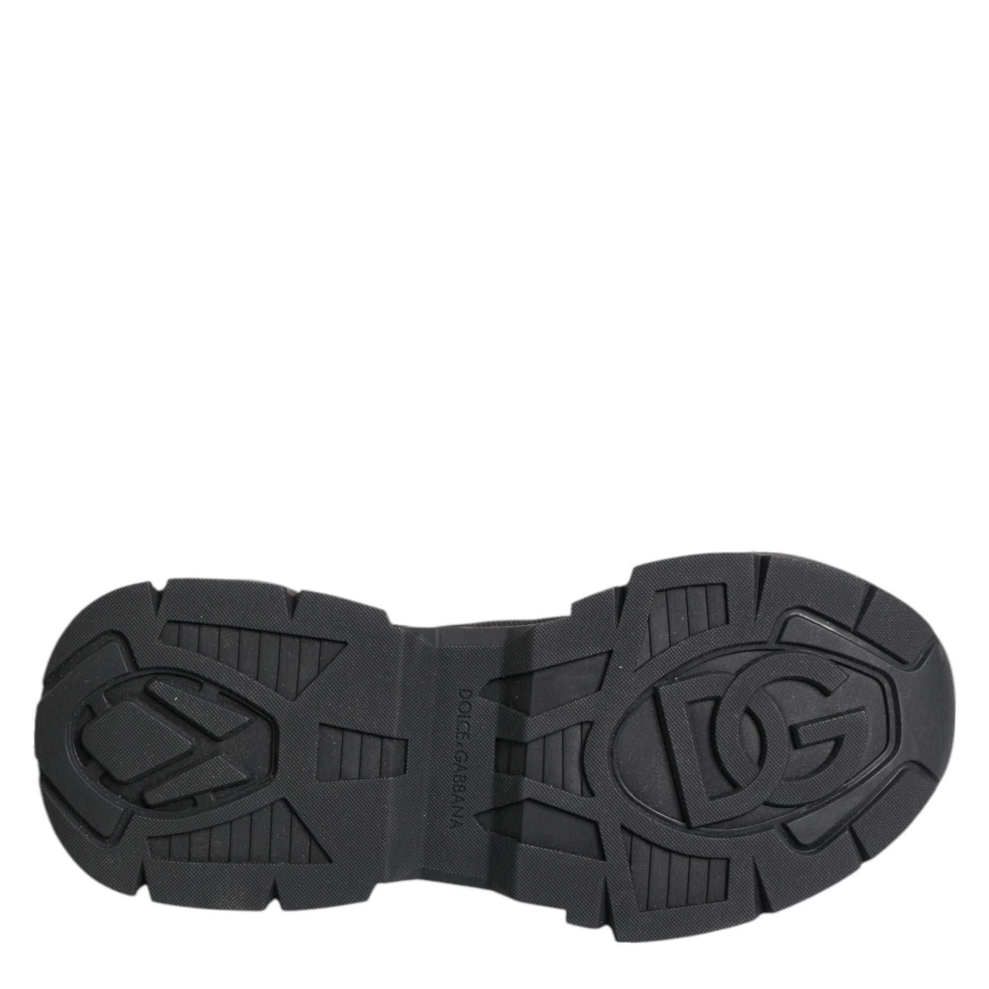 Dolce & Gabbana Black Airmaster Low Top Men Sneakers Shoes