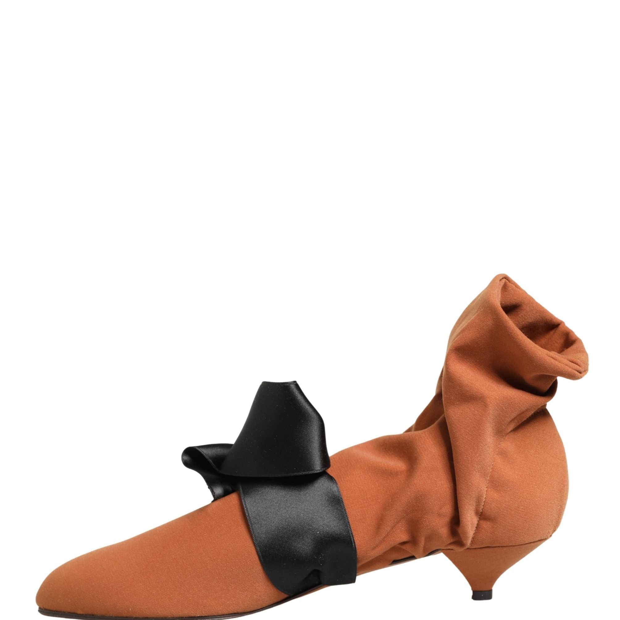 Dolce & Gabbana Brown Black Suede Boots Shoes
