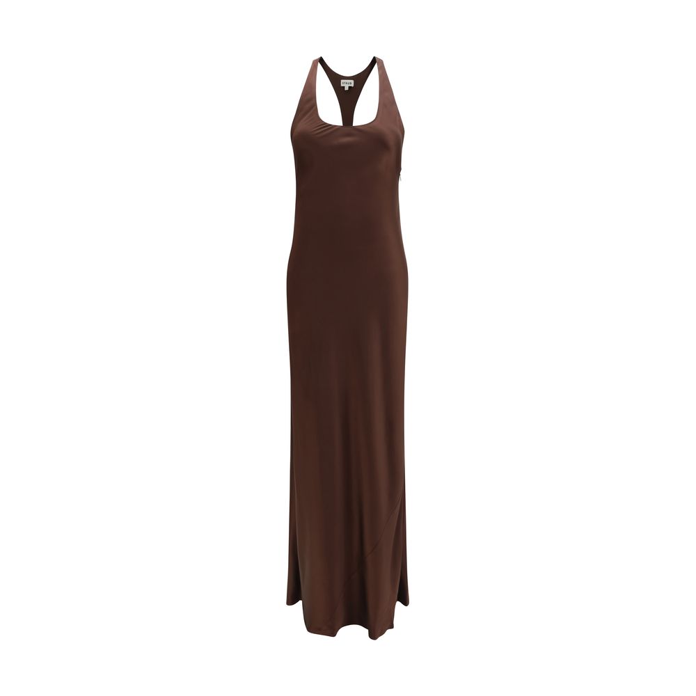 Staud Brown Acetate Casual Dress