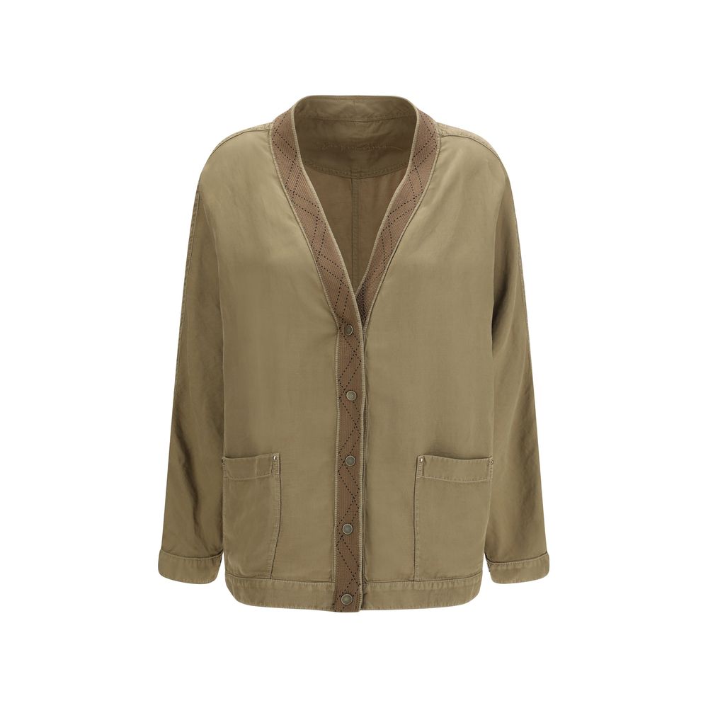 Giorgio Armani Bicolor Copper Denim Jacket