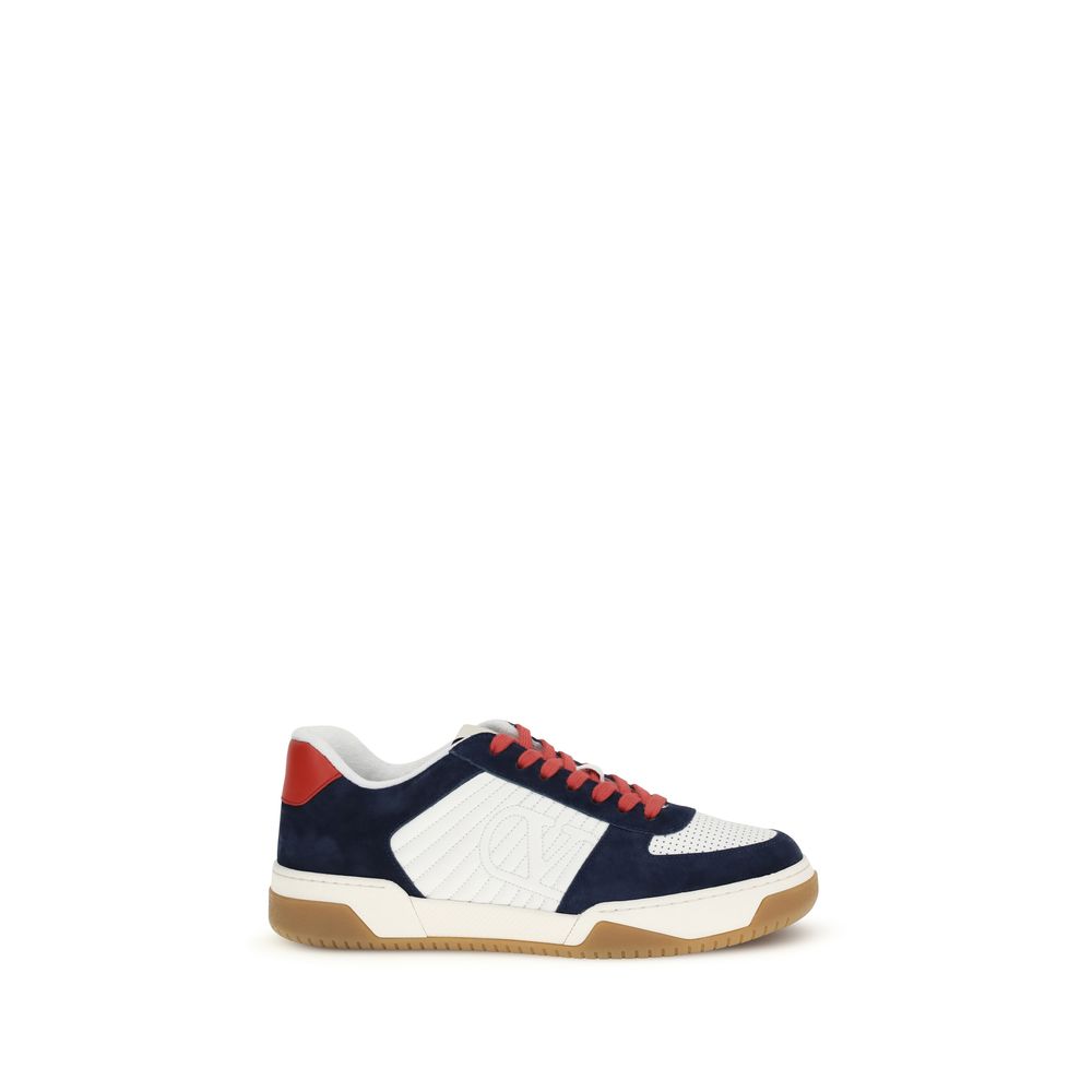 Valentino Garavani Multicolor Calf Leather Bos Taurus Athletic Sneakers