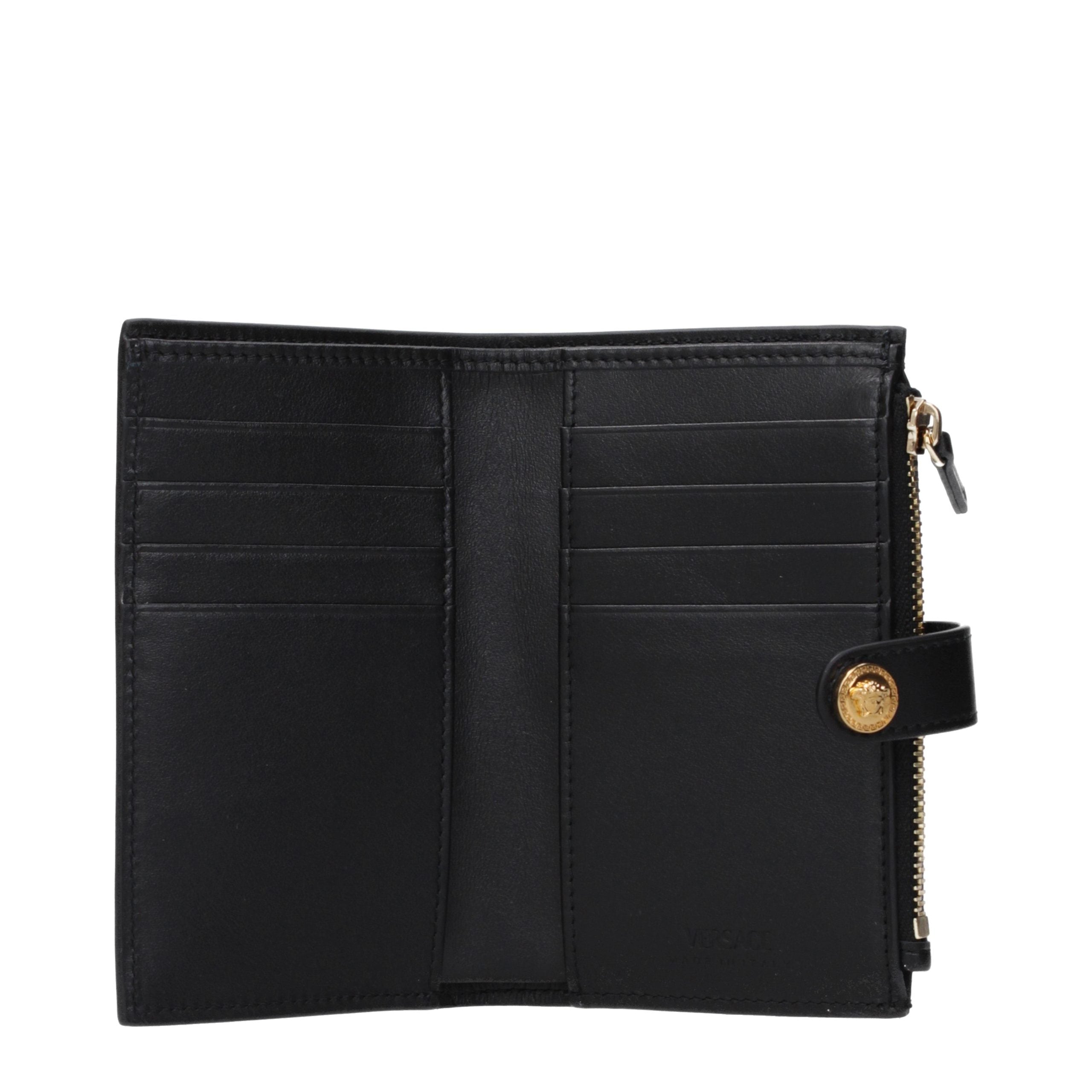 Versace Black Leather Wallet