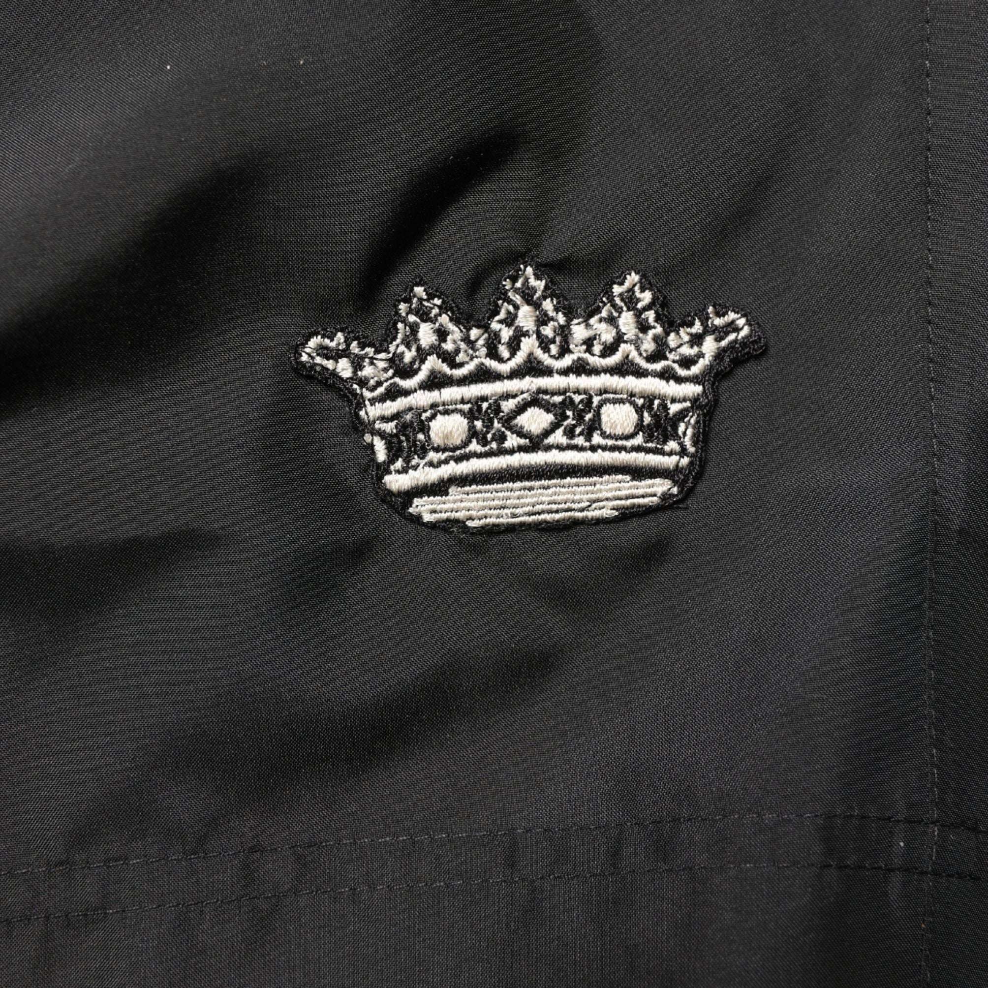 Dolce & Gabbana Black Polyester Drawstring Men Shorts Swimwear