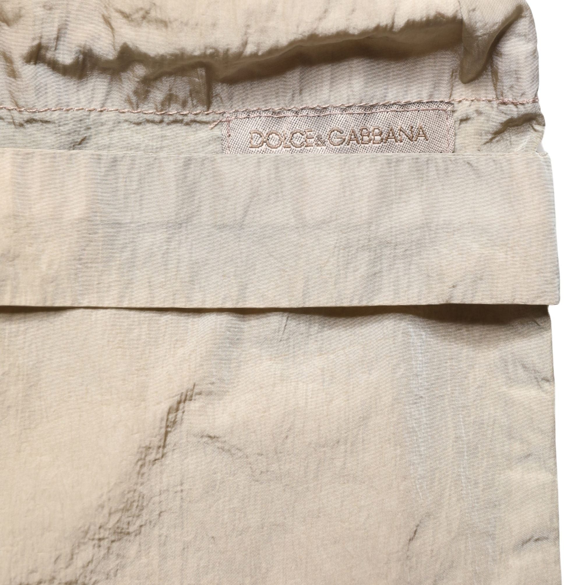 Dolce & Gabbana Brown Nylon Drawstring Swim Shorts Swimwear