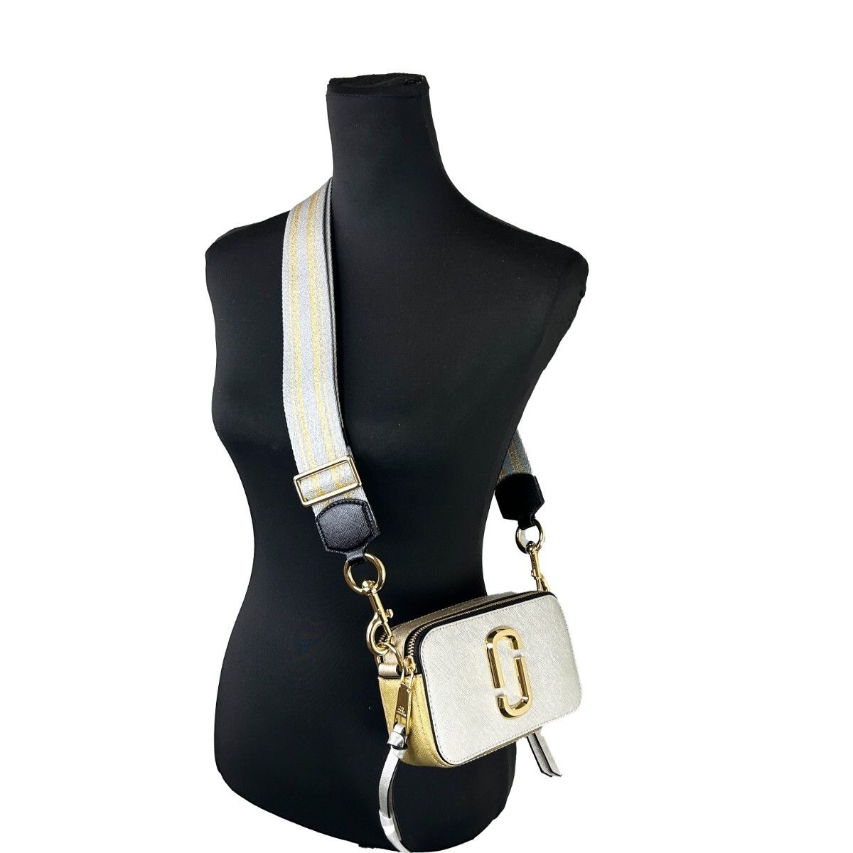 Marc Jacobs Womens Snapshot Crossbody Platinum Multi OH129L01PF21-044 Ne Size