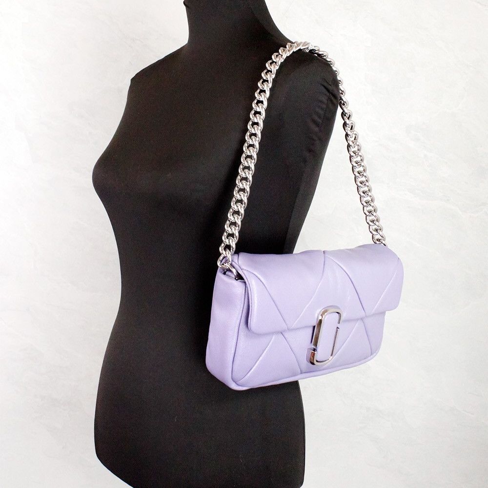 Marc Jacobs The J Marc Daybreak Diamond Quilted Leather Shoulder Crossbody Bag