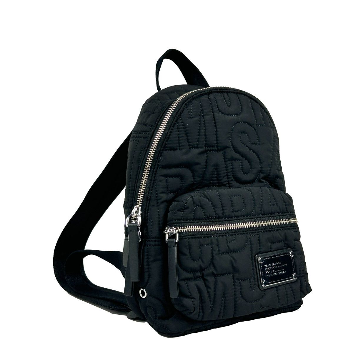 Marc Jacobs Small Black Quilted Backpack Bookbag
