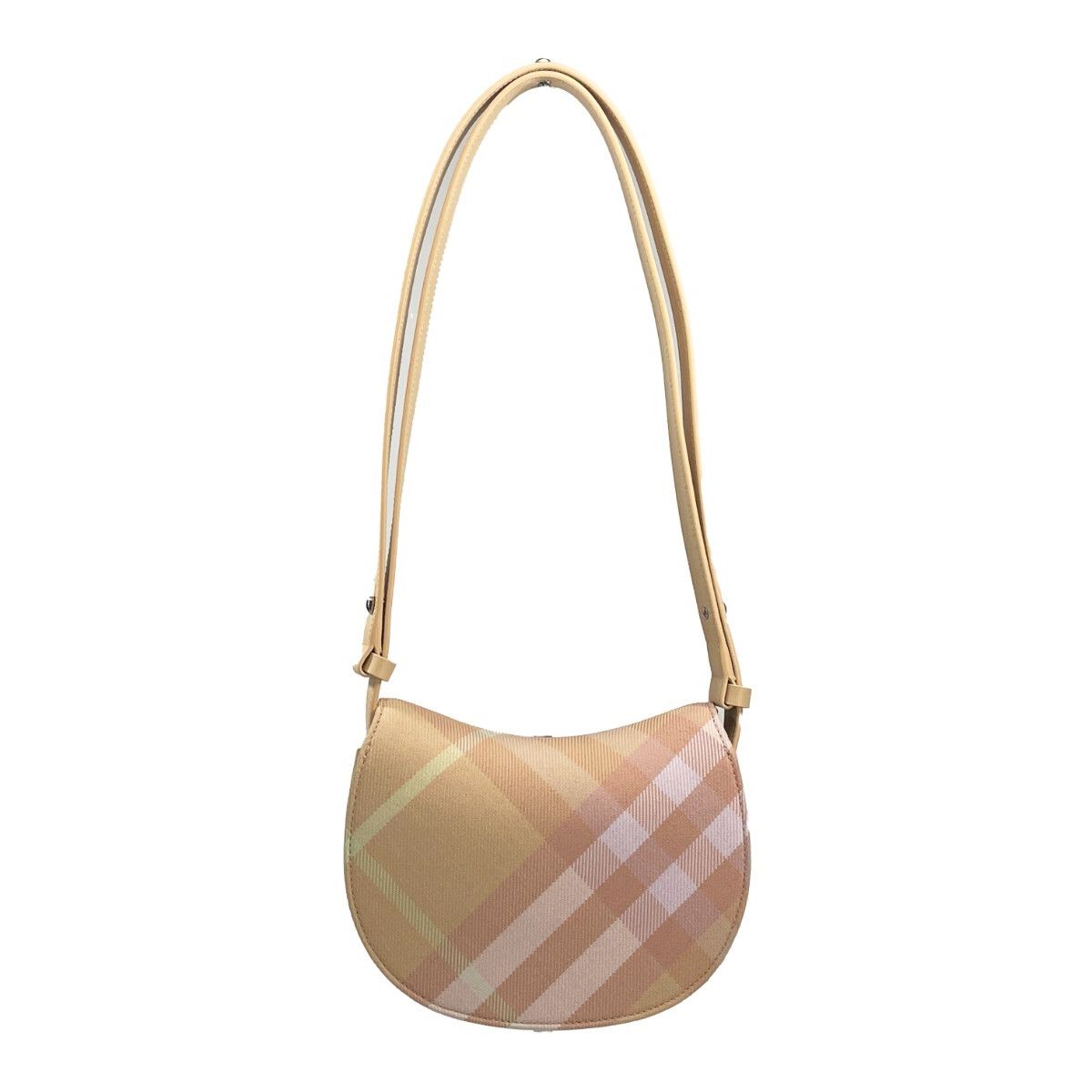 Burberry Mini Check Rocking Horse Crossbody Bag Purse