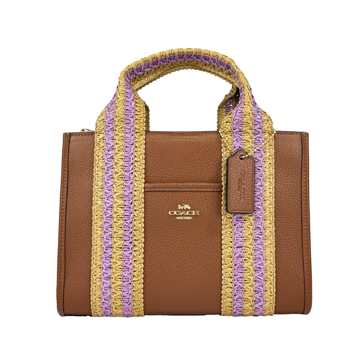 COACH Coach Straw Web Smith 24 Tote Bag Purse
