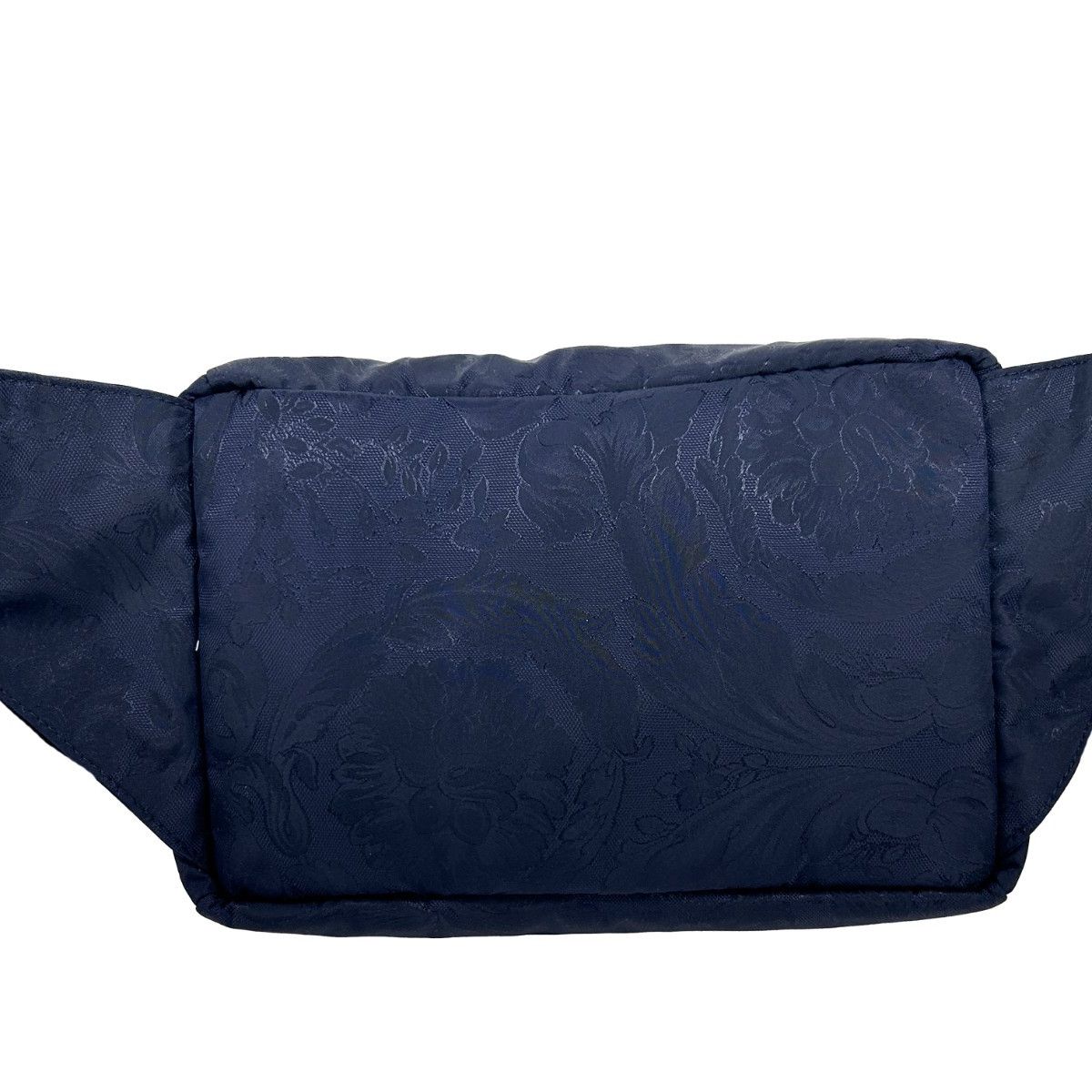 Versace Medusa Navy Nylon Belt Bag Waist Fanny Pack Purse