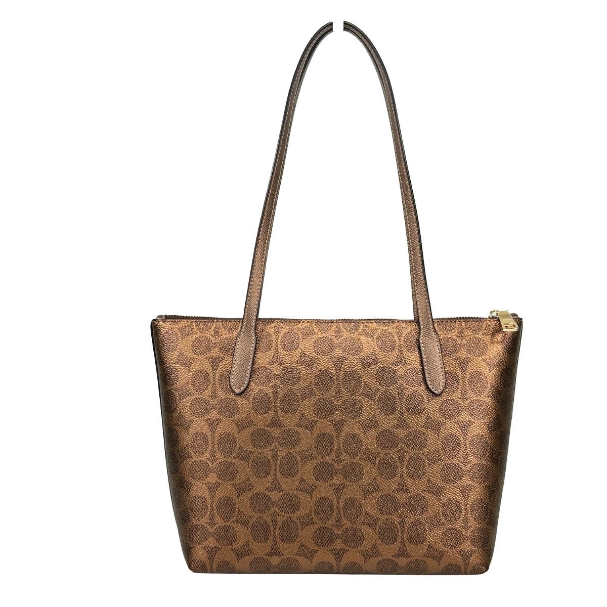 COACH Coach Signature Fiona Zip Tote Bag