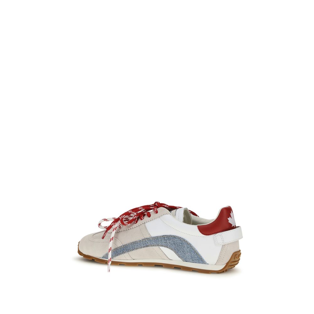 Dsquared² Multicolor Calf Leather Bos Taurus Low Top Sneakers