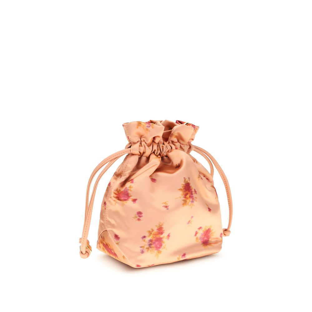 Ganni Multicolor Recycled Polyamide Clutch Bag