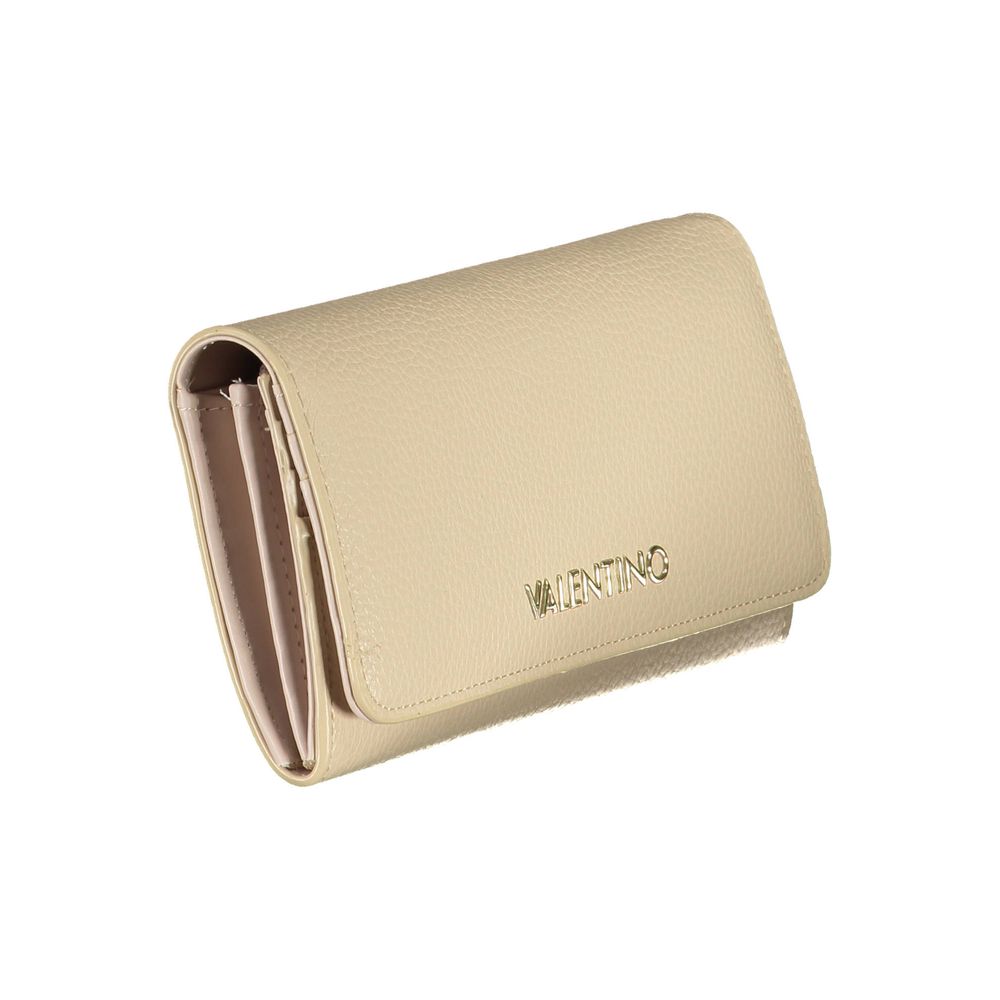 Mario Valentino Beige Polyurethane Women Wallet