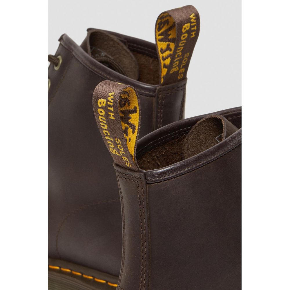 Dr. Martens Brown Leather Athletic Sneakers