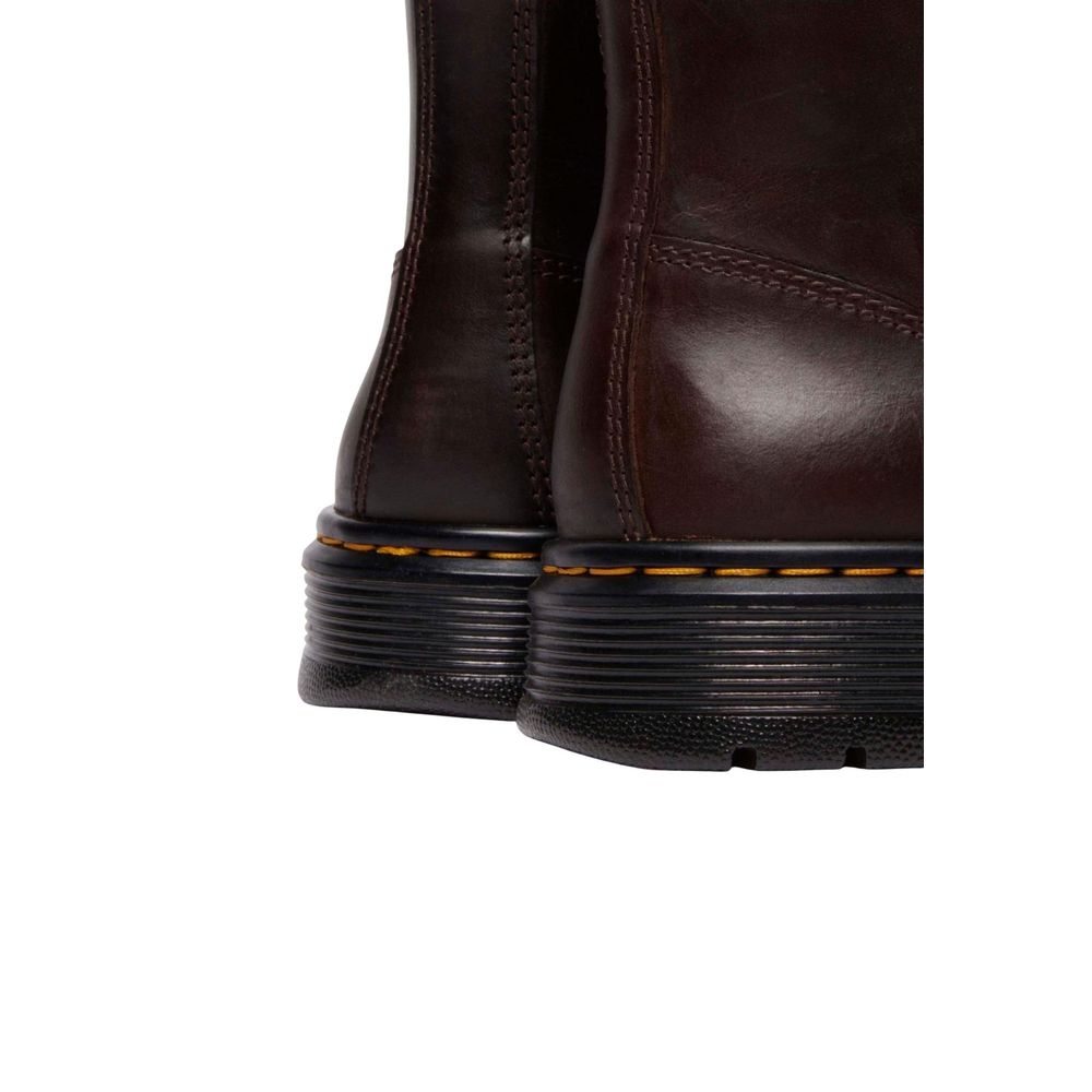 Dr. Martens Brown Leather Athletic Sneakers