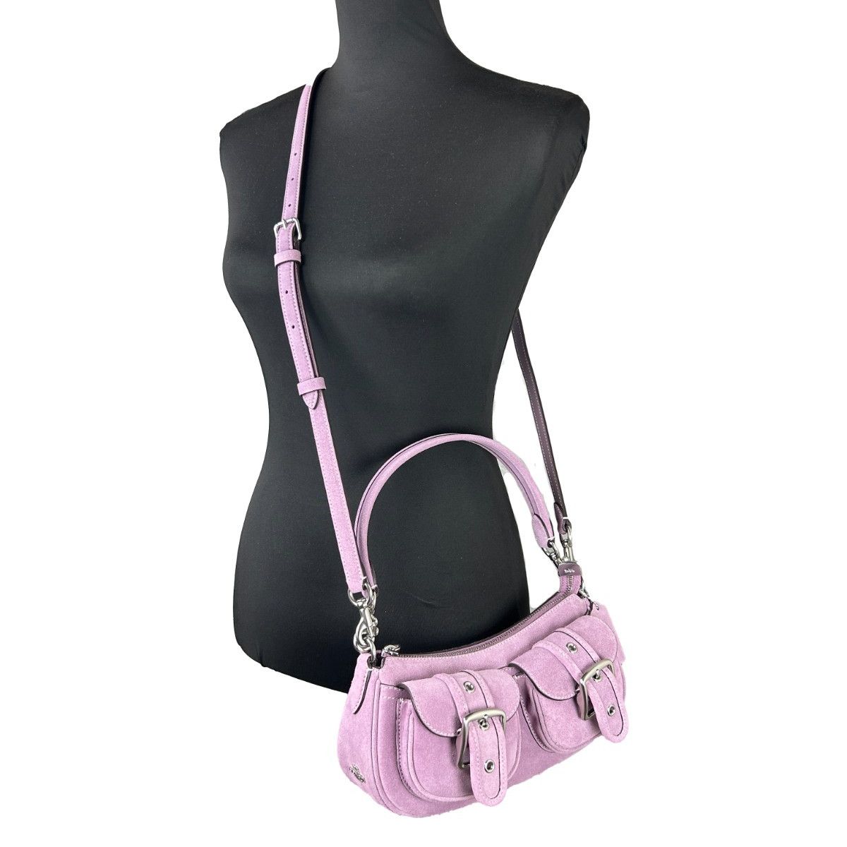 COACH Coach Ashton Suede Shoulder Bag Purse