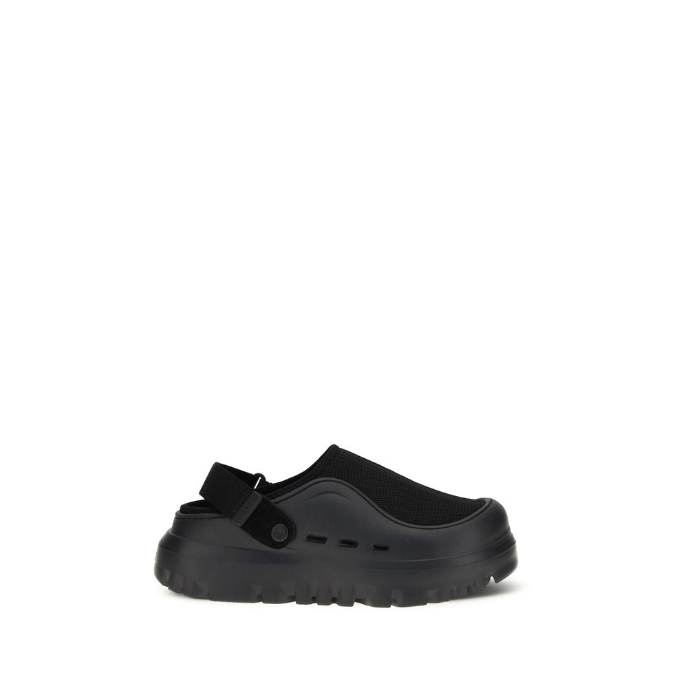 UGG Black Fabric Clogs