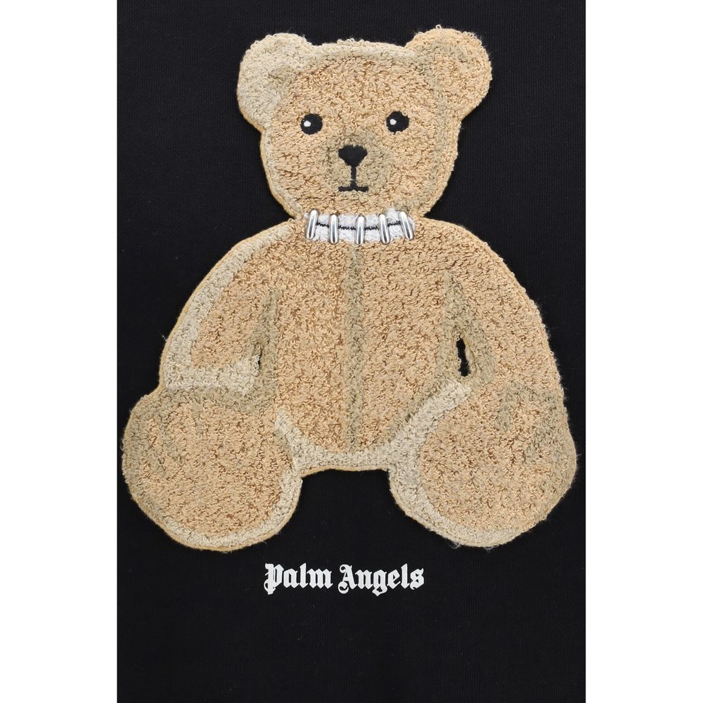 Palm Angels Black Cotton Sweatshirt