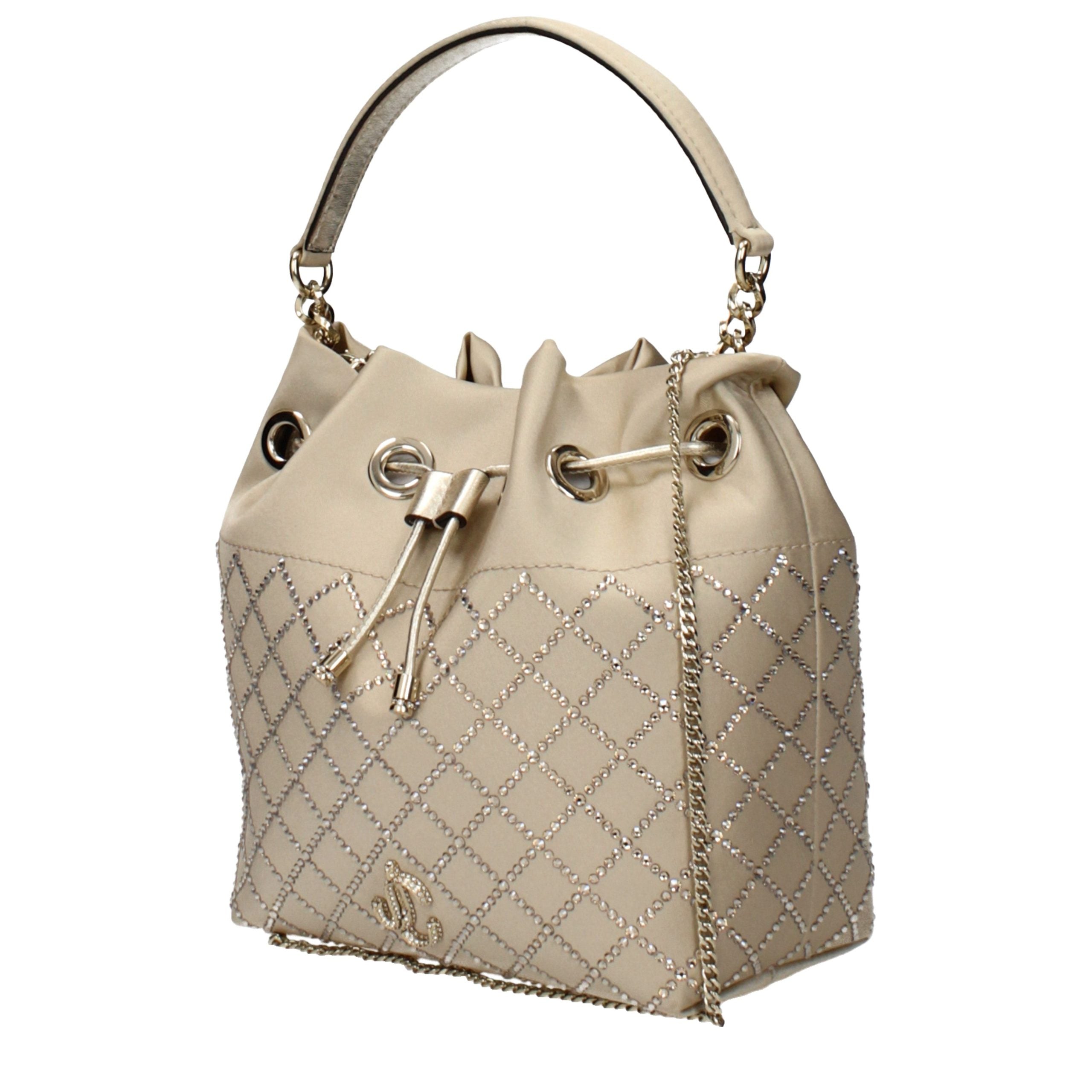 Jimmy Choo Gold Satin Handbag