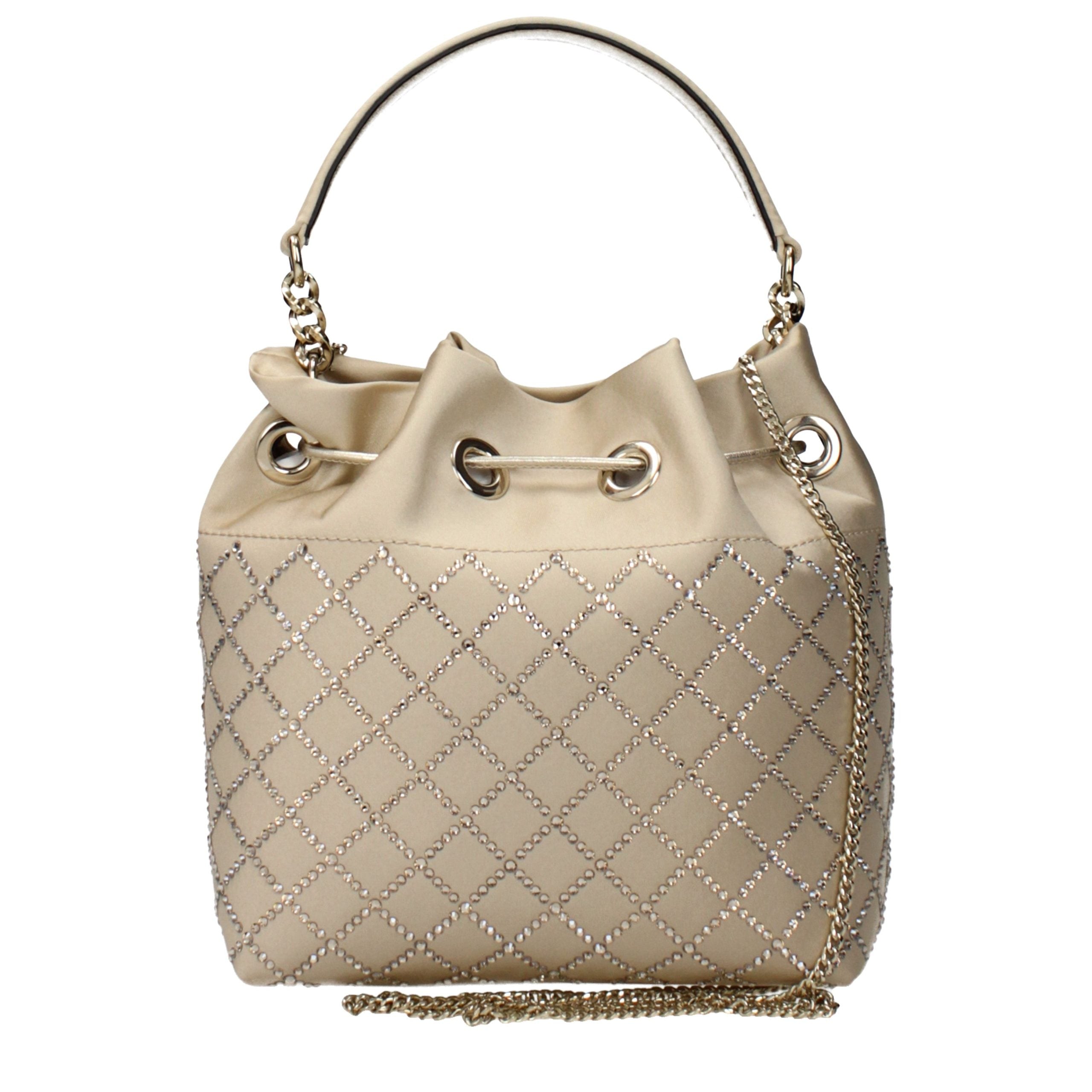 Jimmy Choo Gold Satin Handbag
