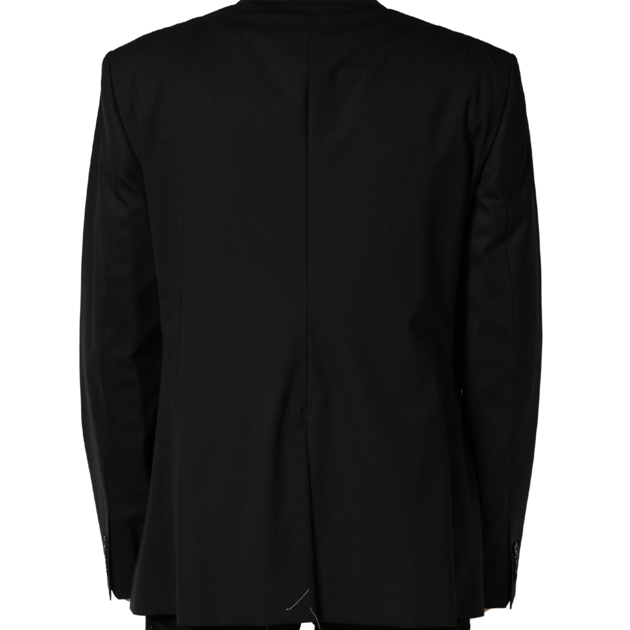 Dolce & Gabbana Black Single Breasted 2 Button Suit Jacket